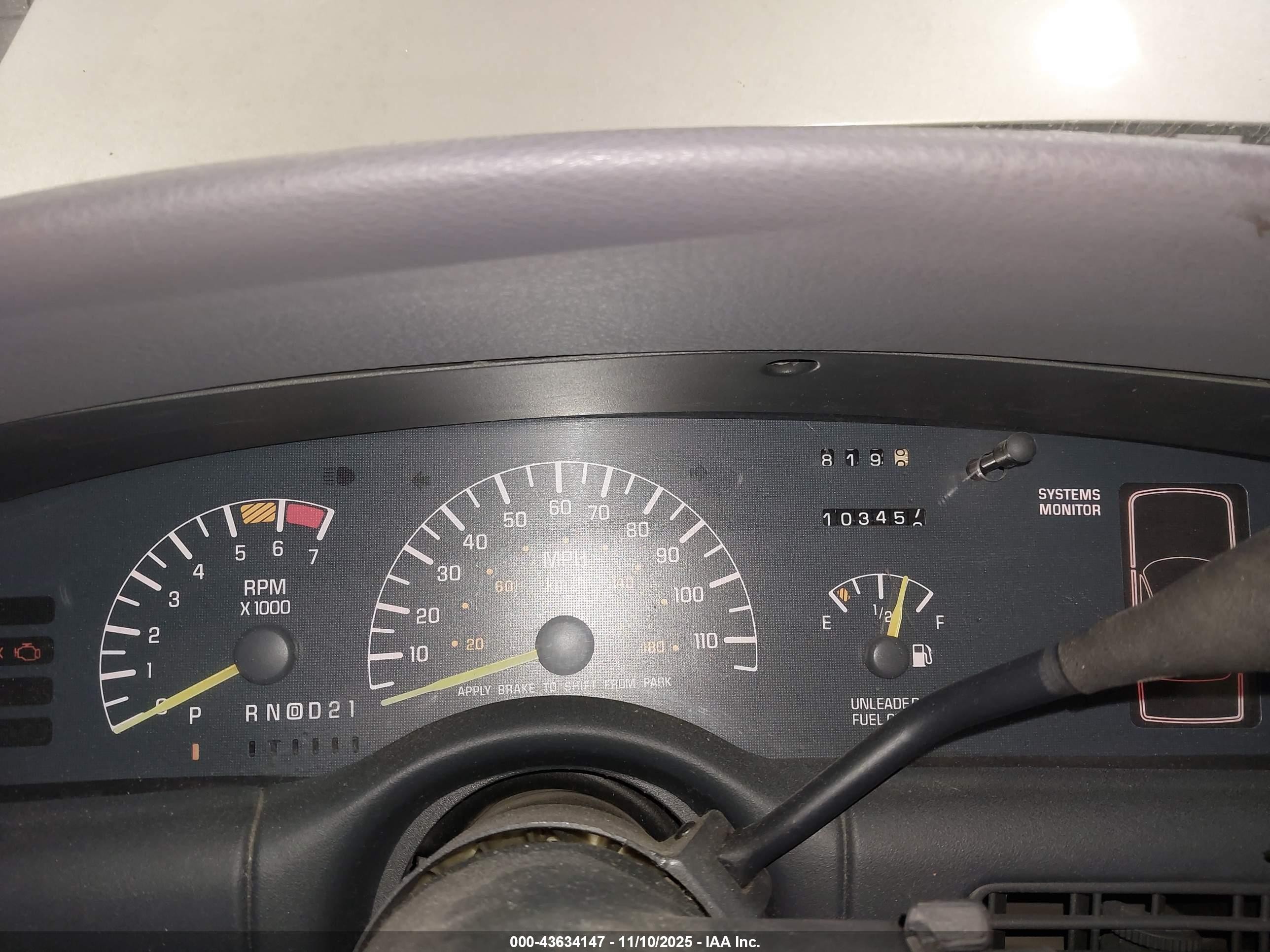 1999 Pontiac Bonneville Se Champagne vin: 1G2HX52K6XH219099