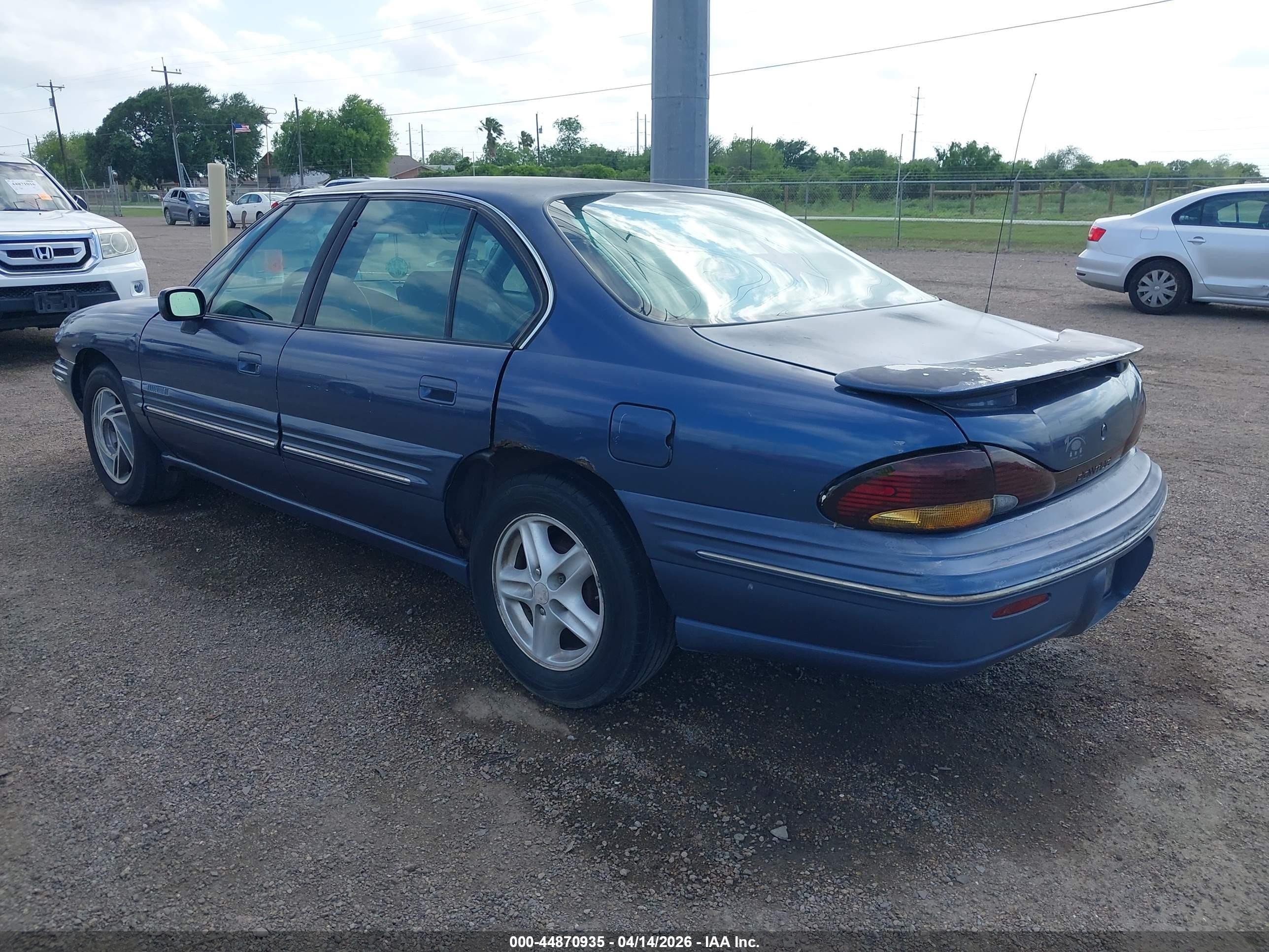 1996 Pontiac Bonneville Se Blue vin: 1G2HX52K8T4233538
