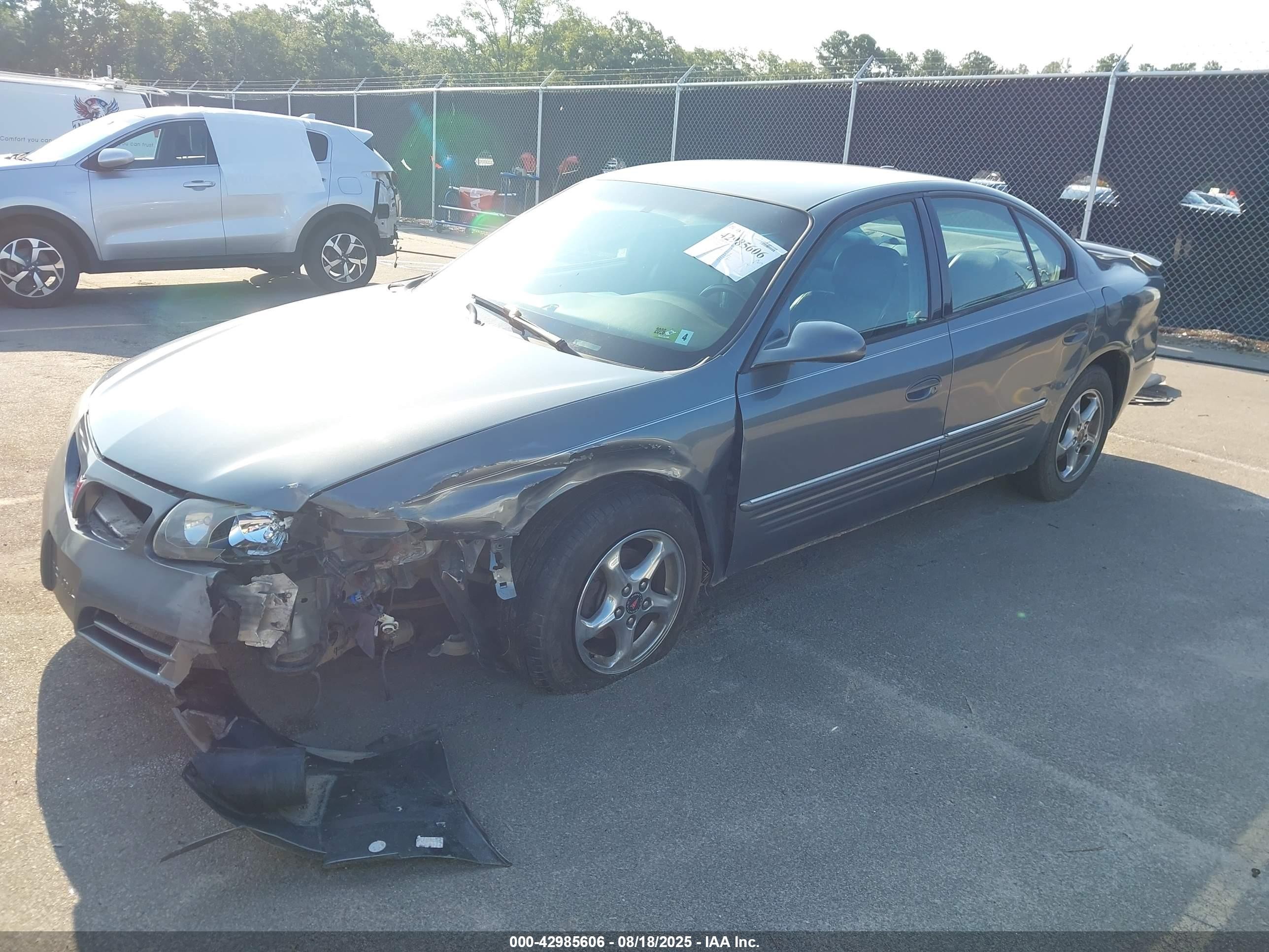 2005 Pontiac Bonneville Se Серый vin: 1G2HX52K95U187303