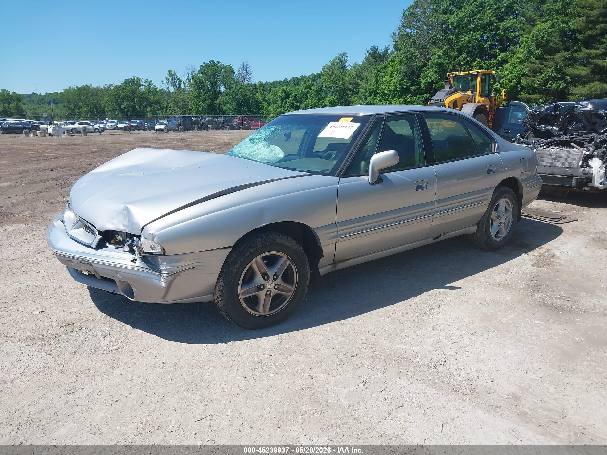 1998 Pontiac Bonneville Se Silver vin: 1G2HX52K9W4201413