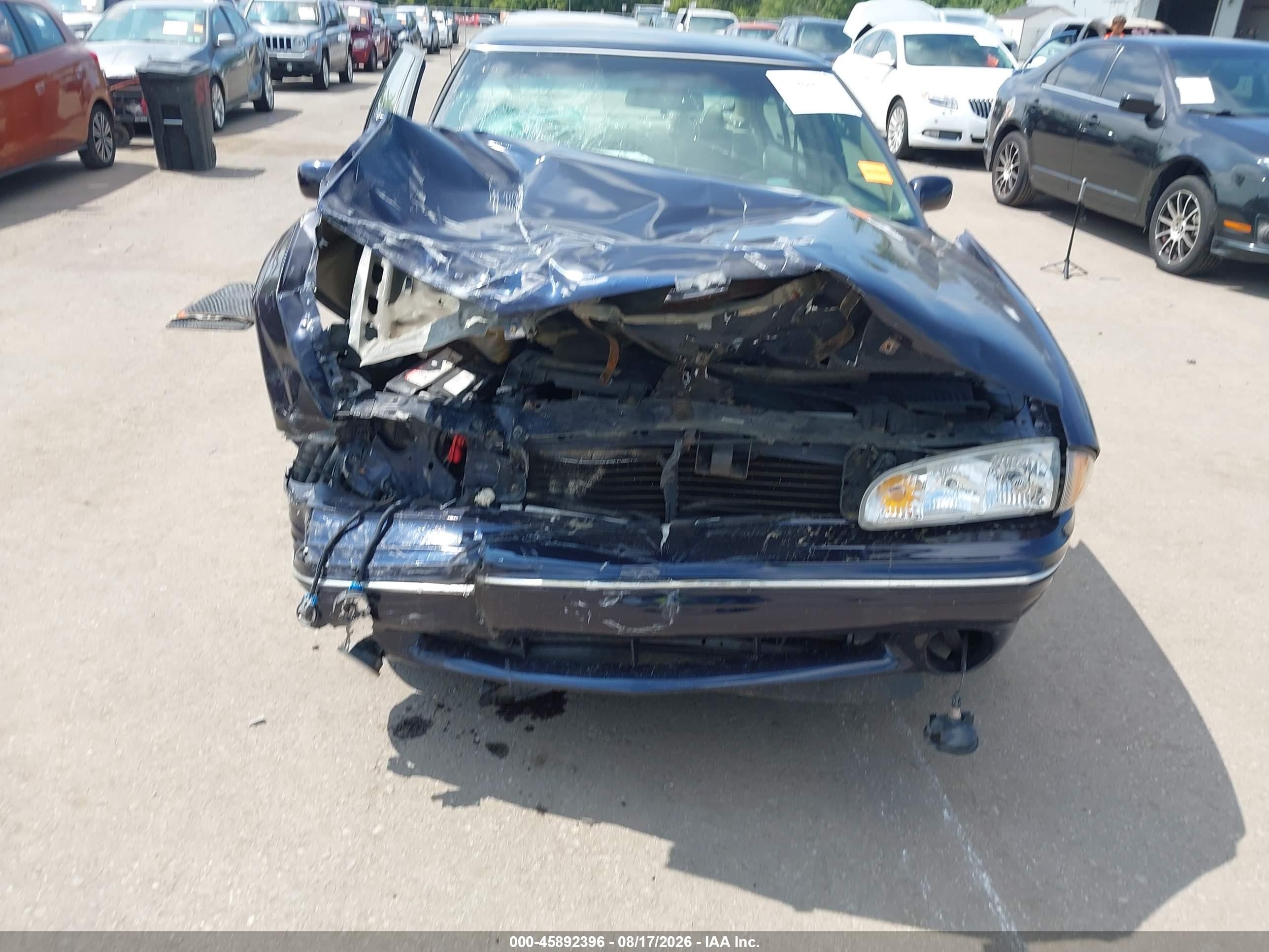 1998 Pontiac Bonneville Se Dark Blue vin: 1G2HX52K9W4222181