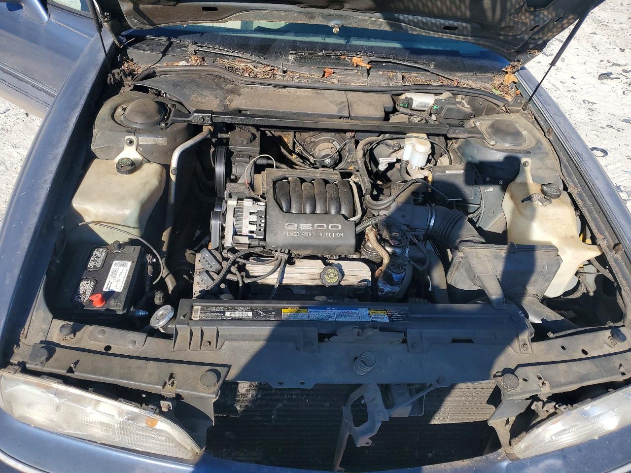 1994 Pontiac Bonneville Se Blue vin: 1G2HX52L2R4261353