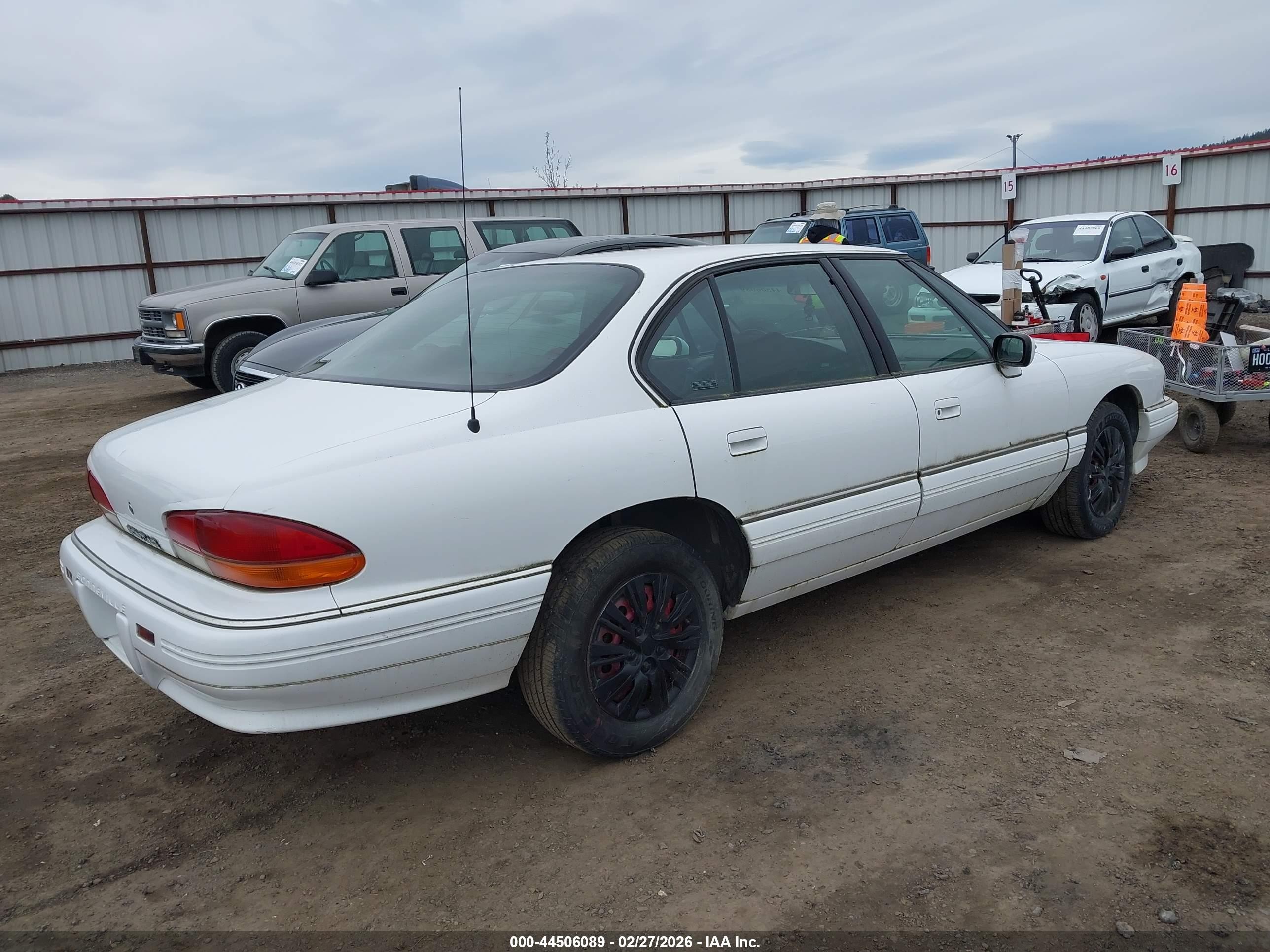 1994 Pontiac Bonneville Se White vin: 1G2HX52L5R4271875