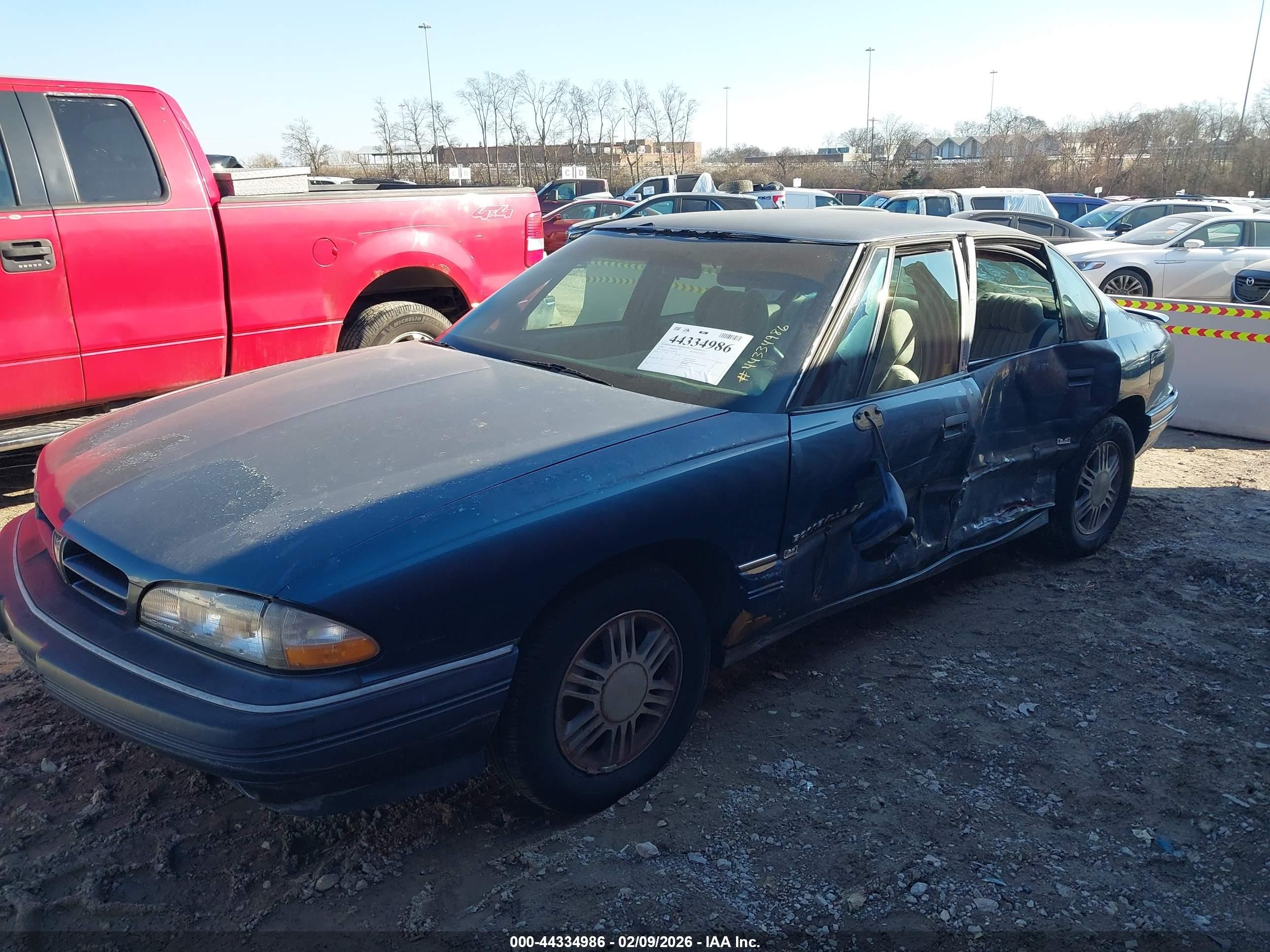 1992 Pontiac Bonneville Se Dark Blue vin: 1G2HX53L1N1226748