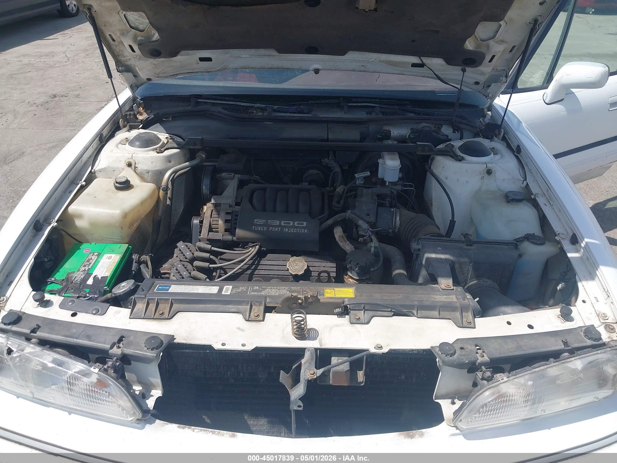 1993 Pontiac Bonneville Se White vin: 1G2HX53L1P1291294