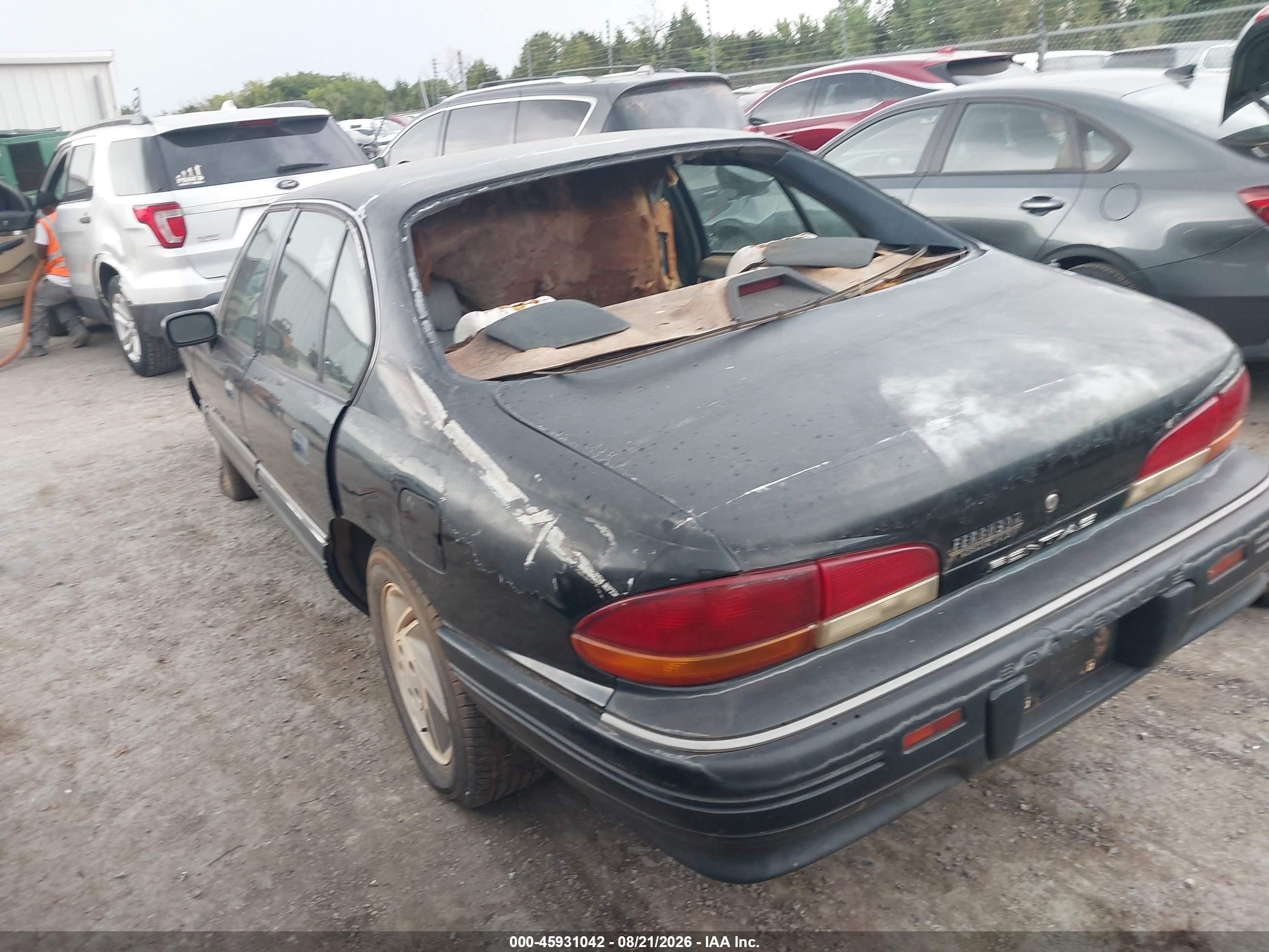 1992 Pontiac Bonneville Se Черный vin: 1G2HX53L3N1259007