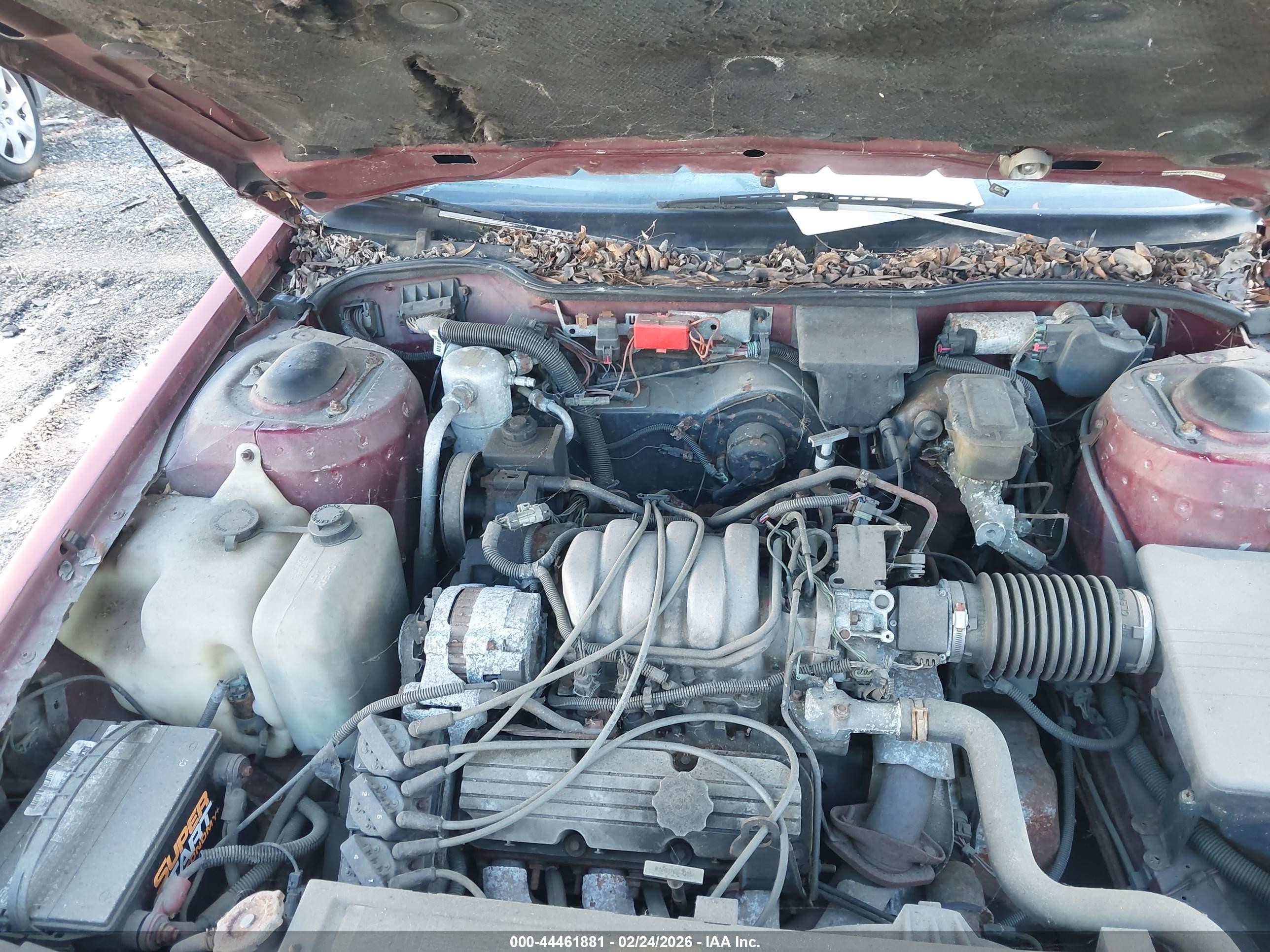 1989 Pontiac Bonneville Le Red vin: 1G2HX54C7KW236097