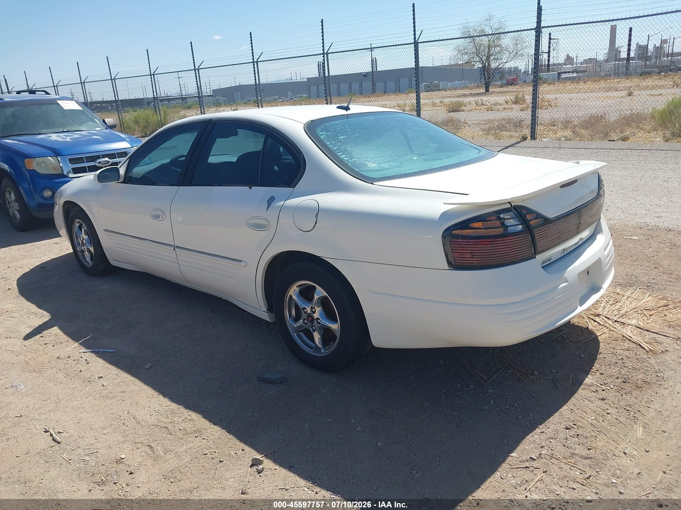 2005 Pontiac Bonneville Se White vin: 1G2HX54K25U105361