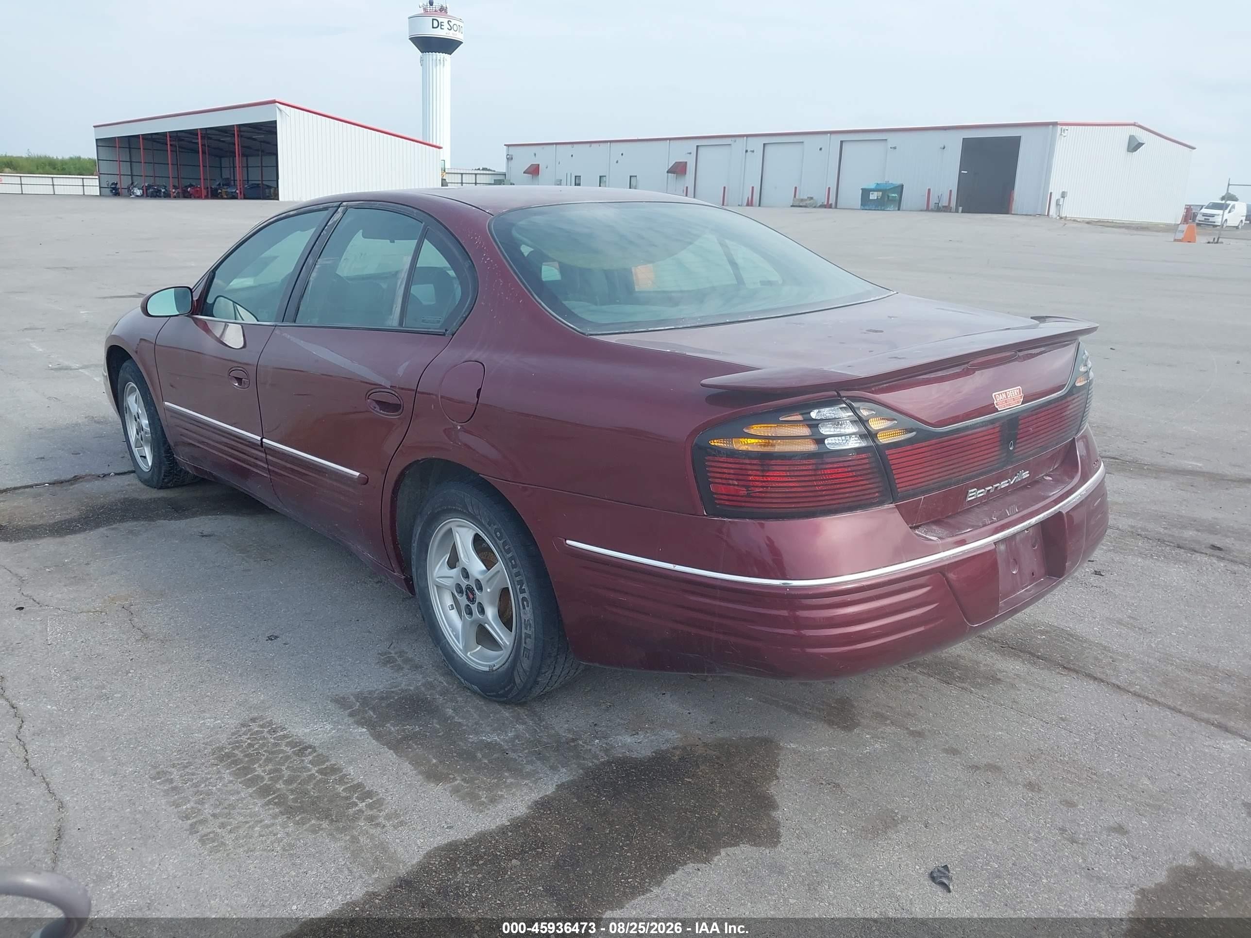 2000 Pontiac Bonneville Se Maroon vin: 1G2HX54K2Y4195065