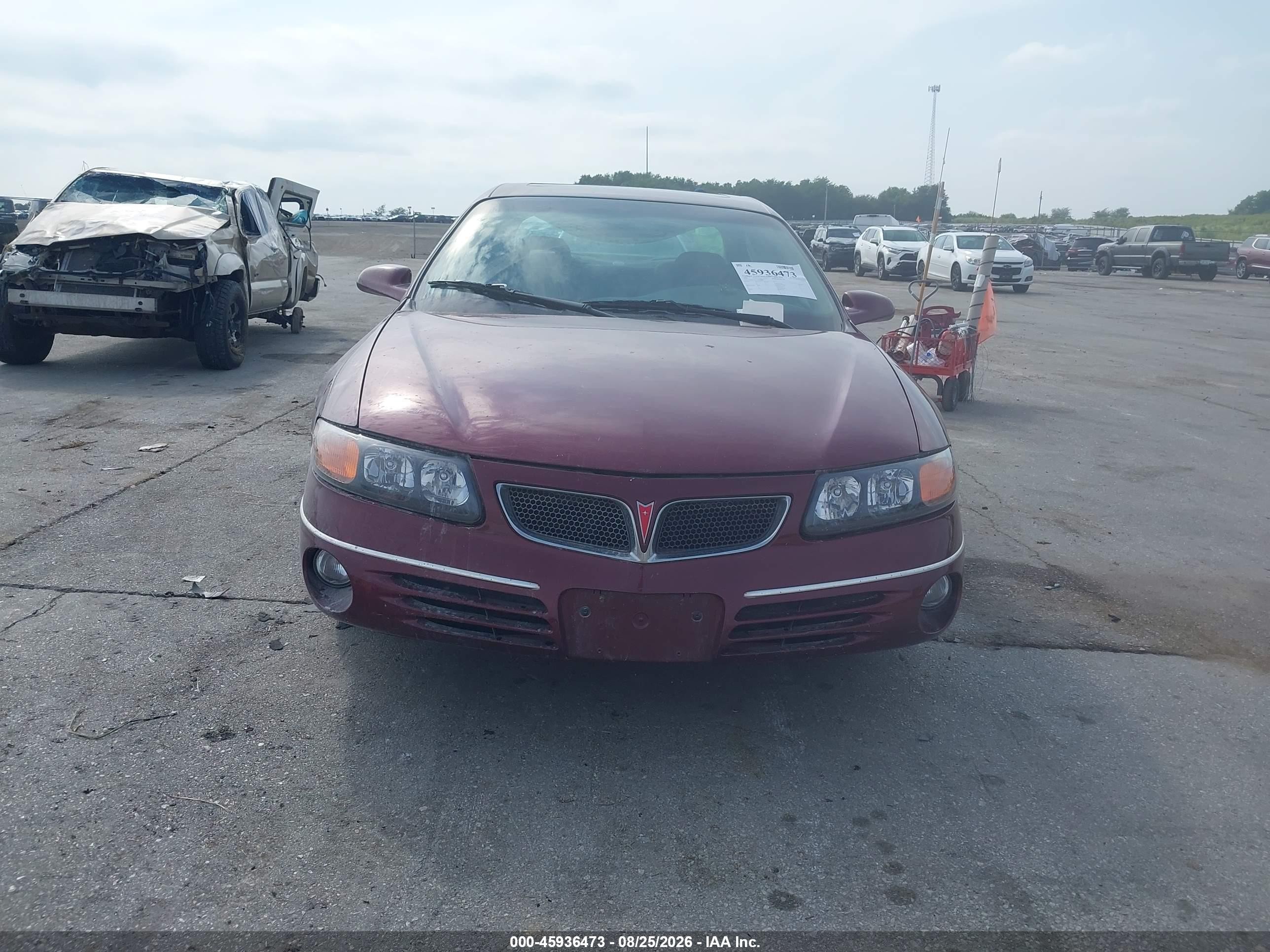 2000 Pontiac Bonneville Se Maroon vin: 1G2HX54K2Y4195065