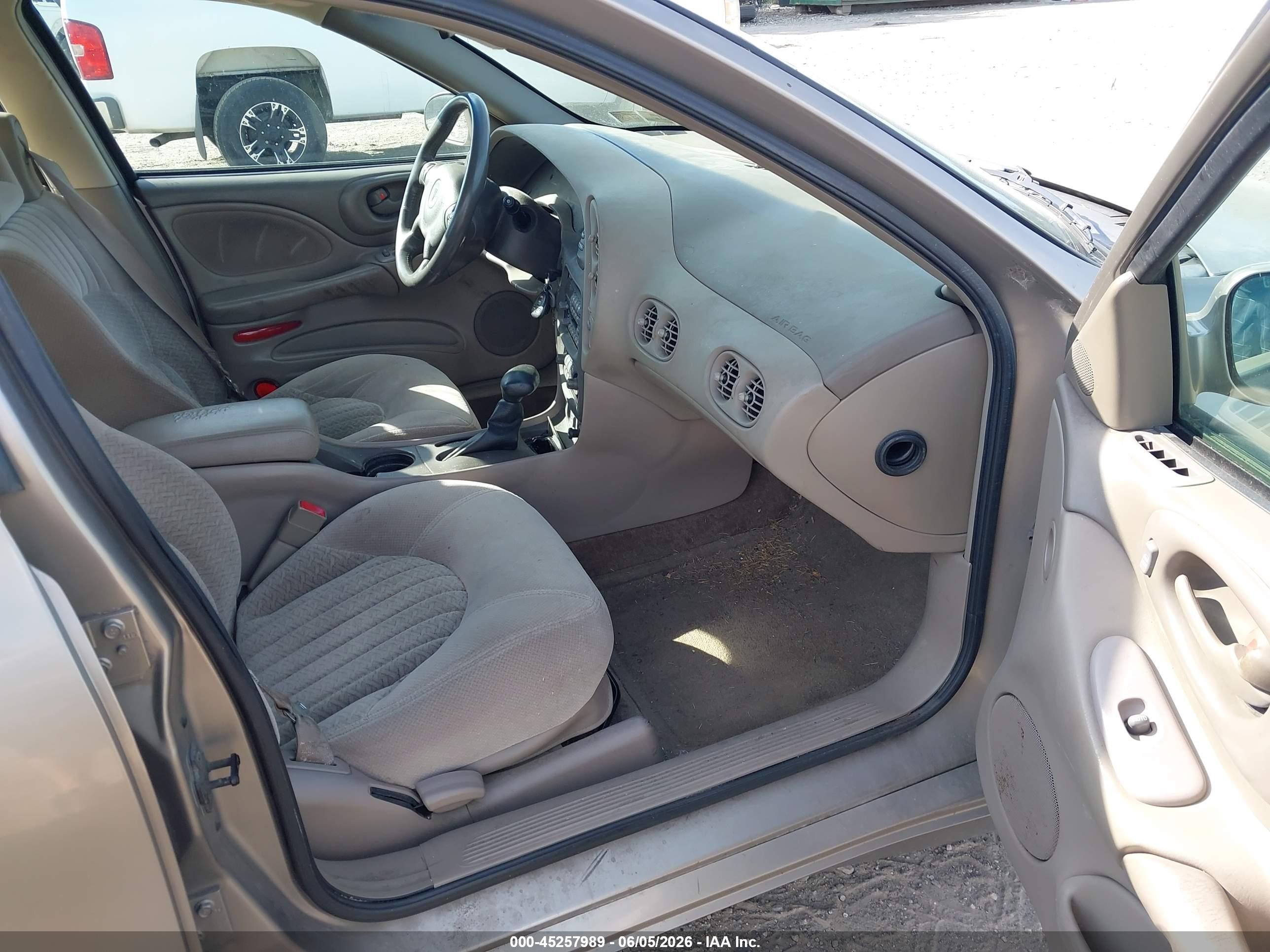 2002 Pontiac Bonneville Se Champagne vin: 1G2HX54K424235928