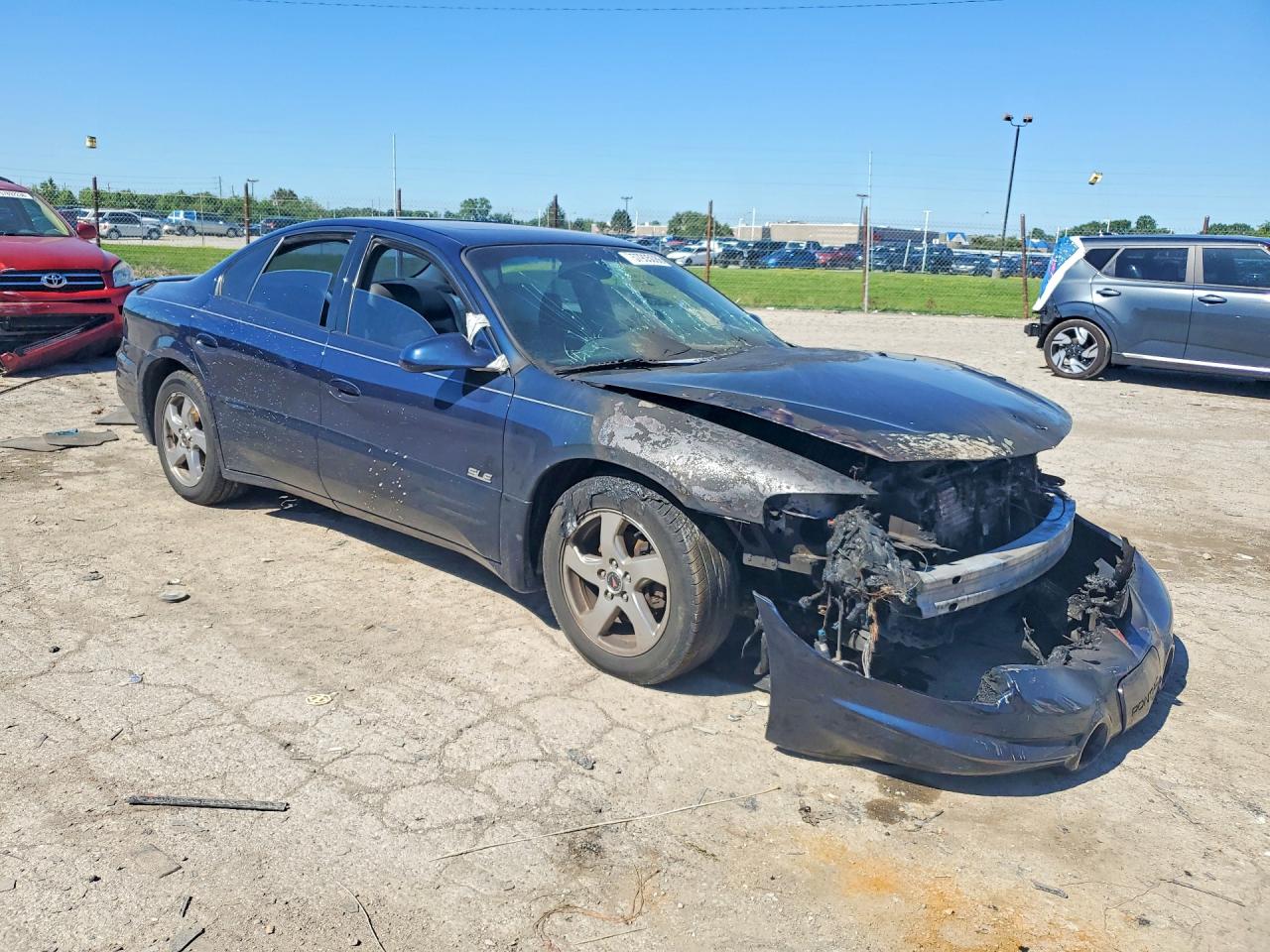 2003 Pontiac Bonneville Sle Blue vin: 1G2HY52K434203806