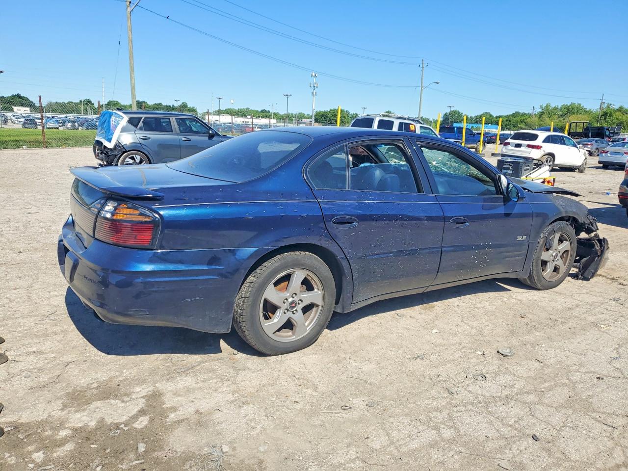 2003 Pontiac Bonneville Sle Blue vin: 1G2HY52K434203806