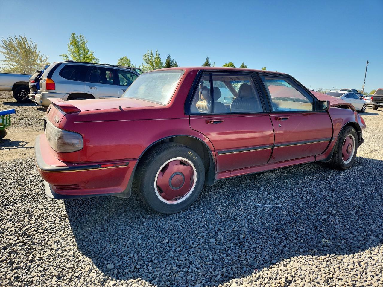 1989 Pontiac Bonneville Ssei Burgundy vin: 1G2HY54CXKW252260
