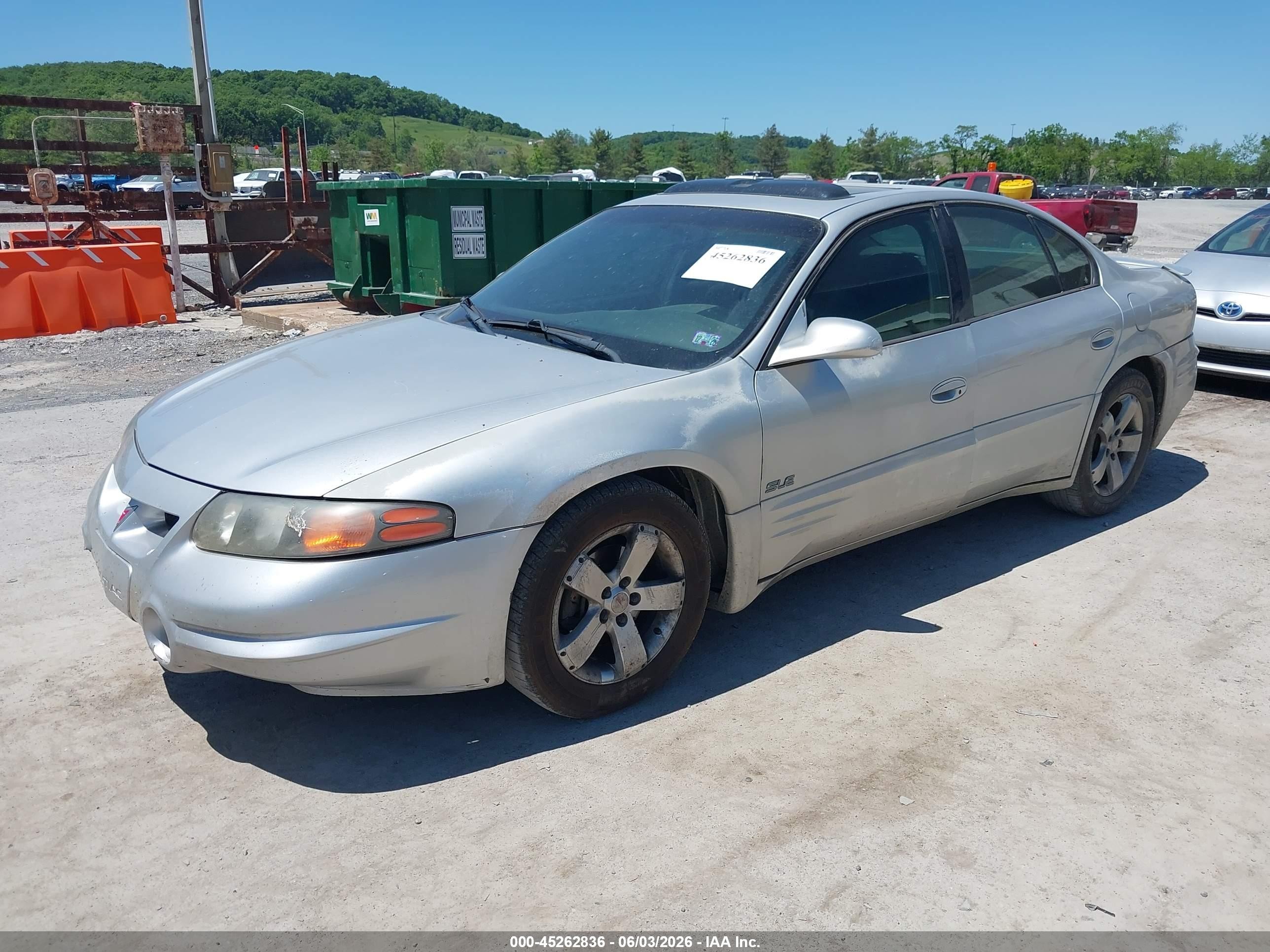 2003 Pontiac Bonneville Sle Серебряный vin: 1G2HY54K634175469