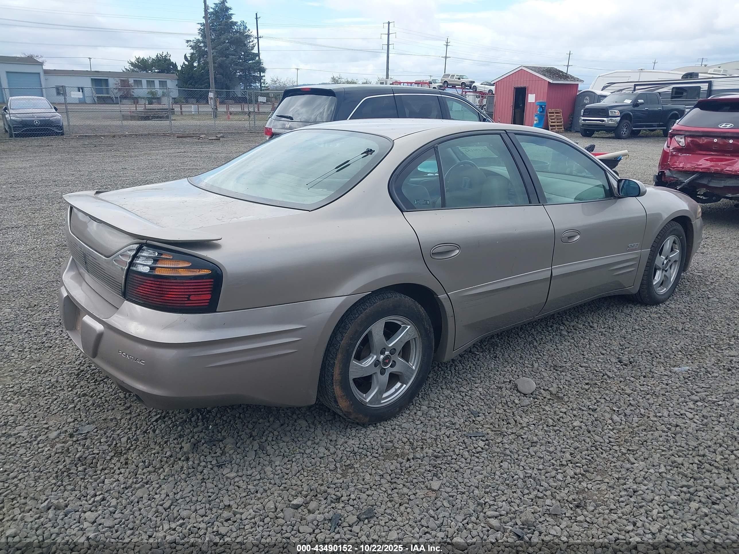 2002 Pontiac Bonneville Ssei Коричневый vin: 1G2HZ541924189403