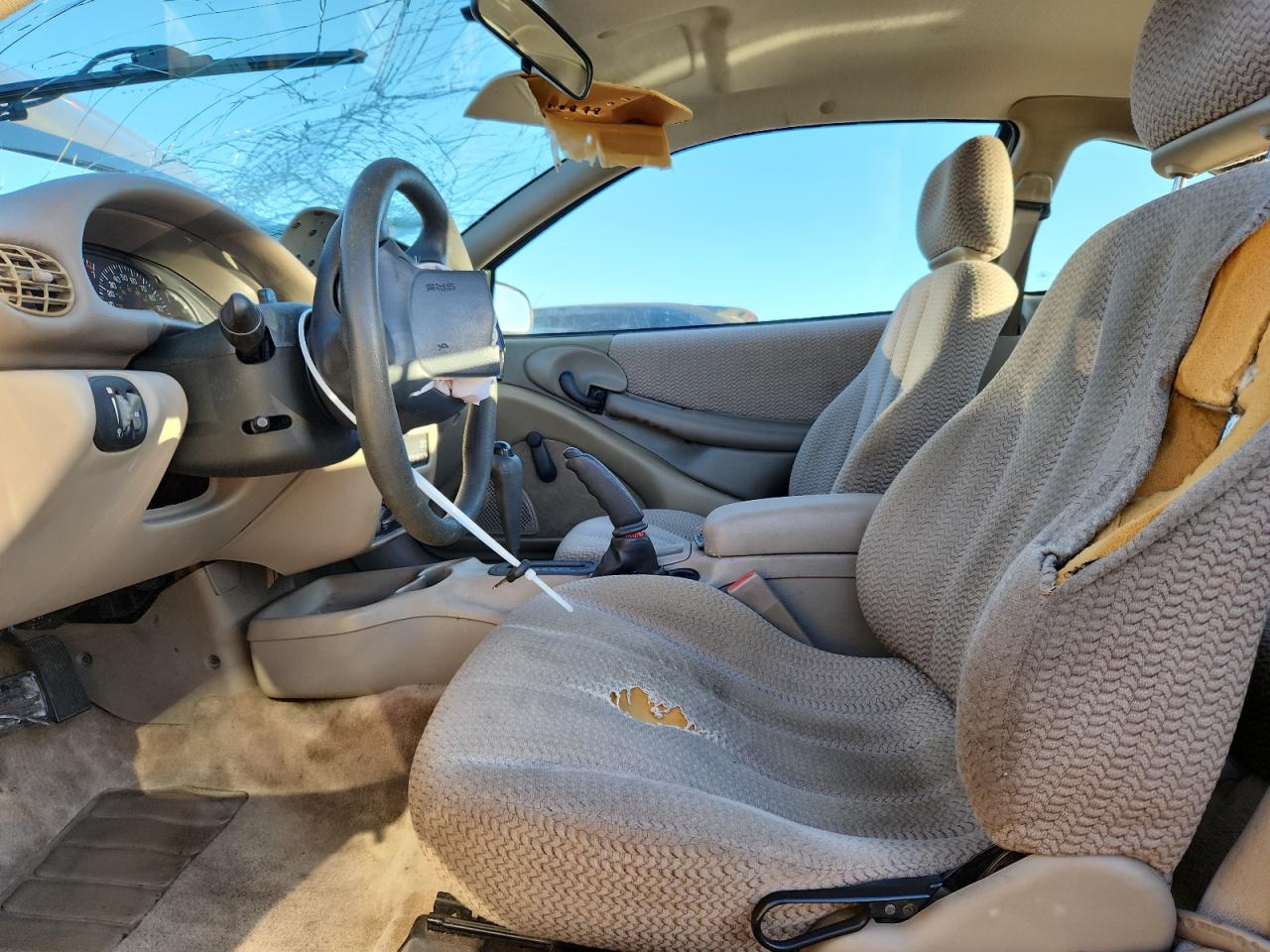 2001 Pontiac Sunfire Se Tan vin: 1G2JB124217329042