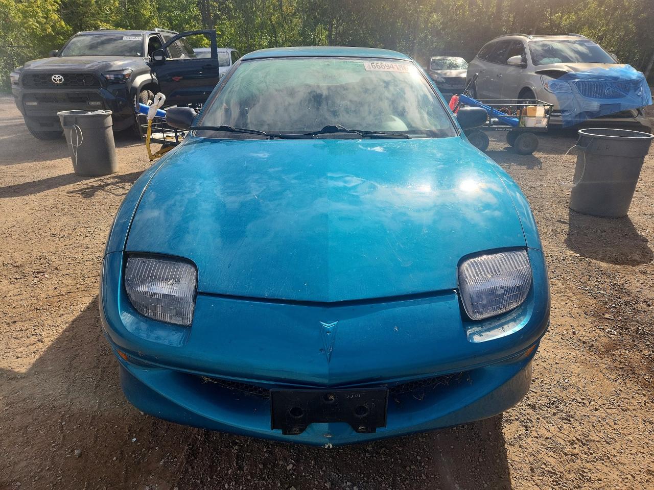 1997 Pontiac Sunfire Se Blue vin: 1G2JB1242V7510972