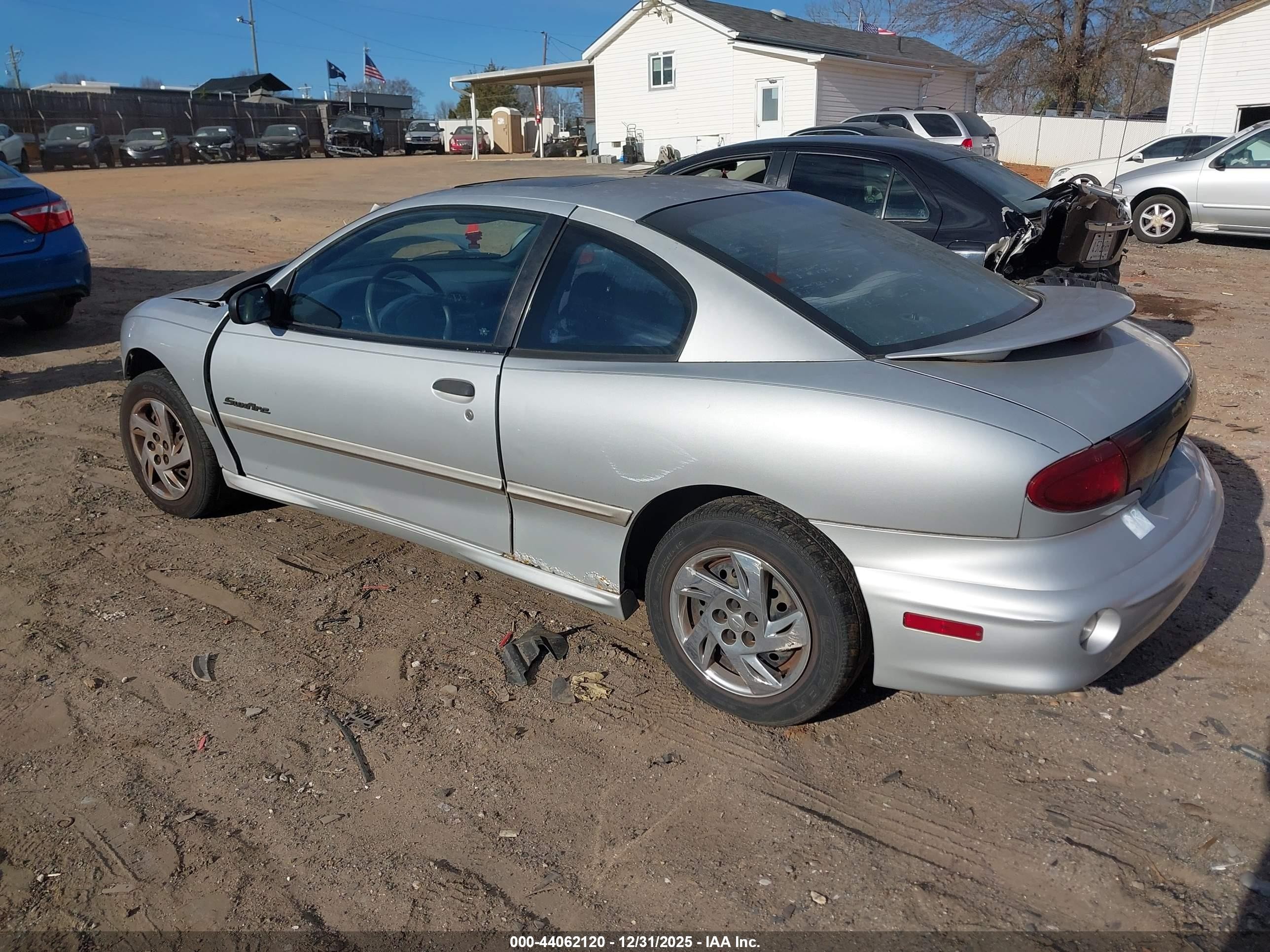 2001 Pontiac Sunfire Se Silver vin: 1G2JB124317114088