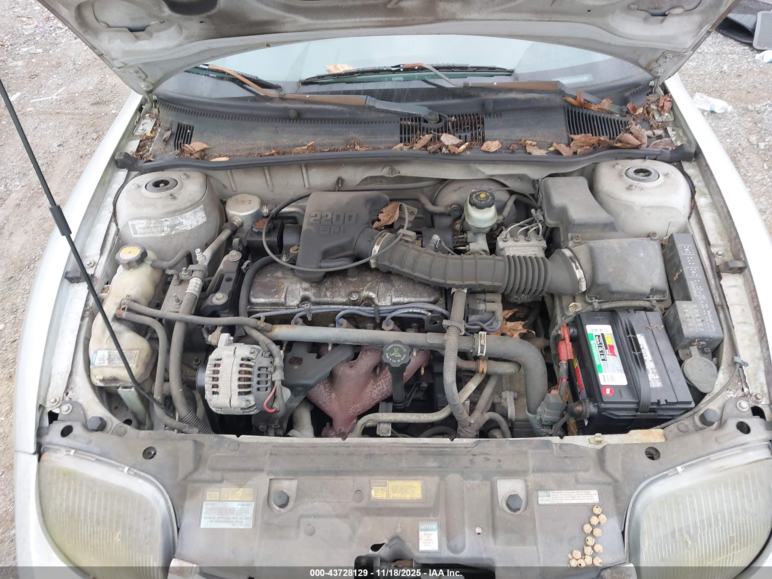 2001 Pontiac Sunfire Se Silver vin: 1G2JB124417113757