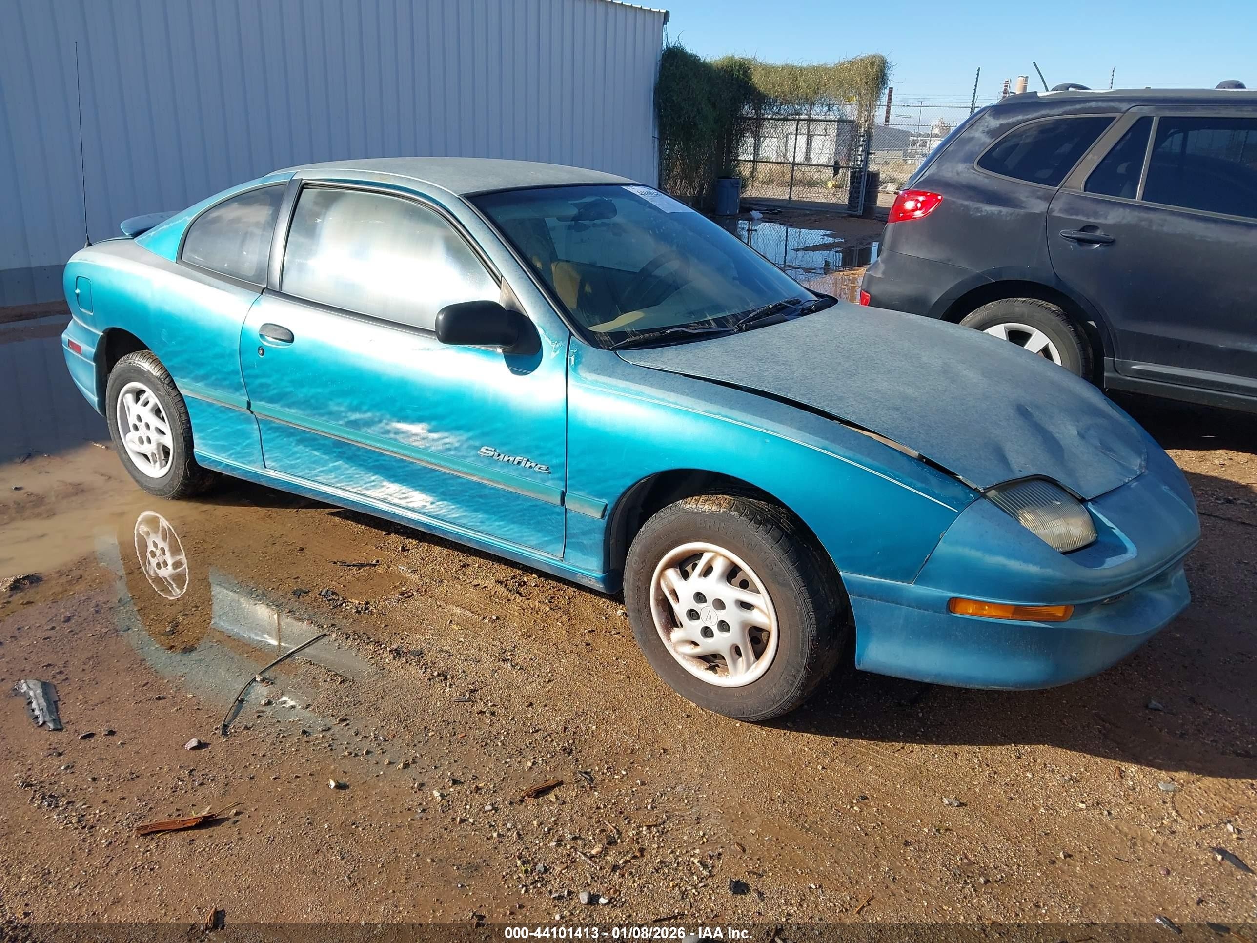 1997 Pontiac Sunfire Se Green vin: 1G2JB1249V7610955
