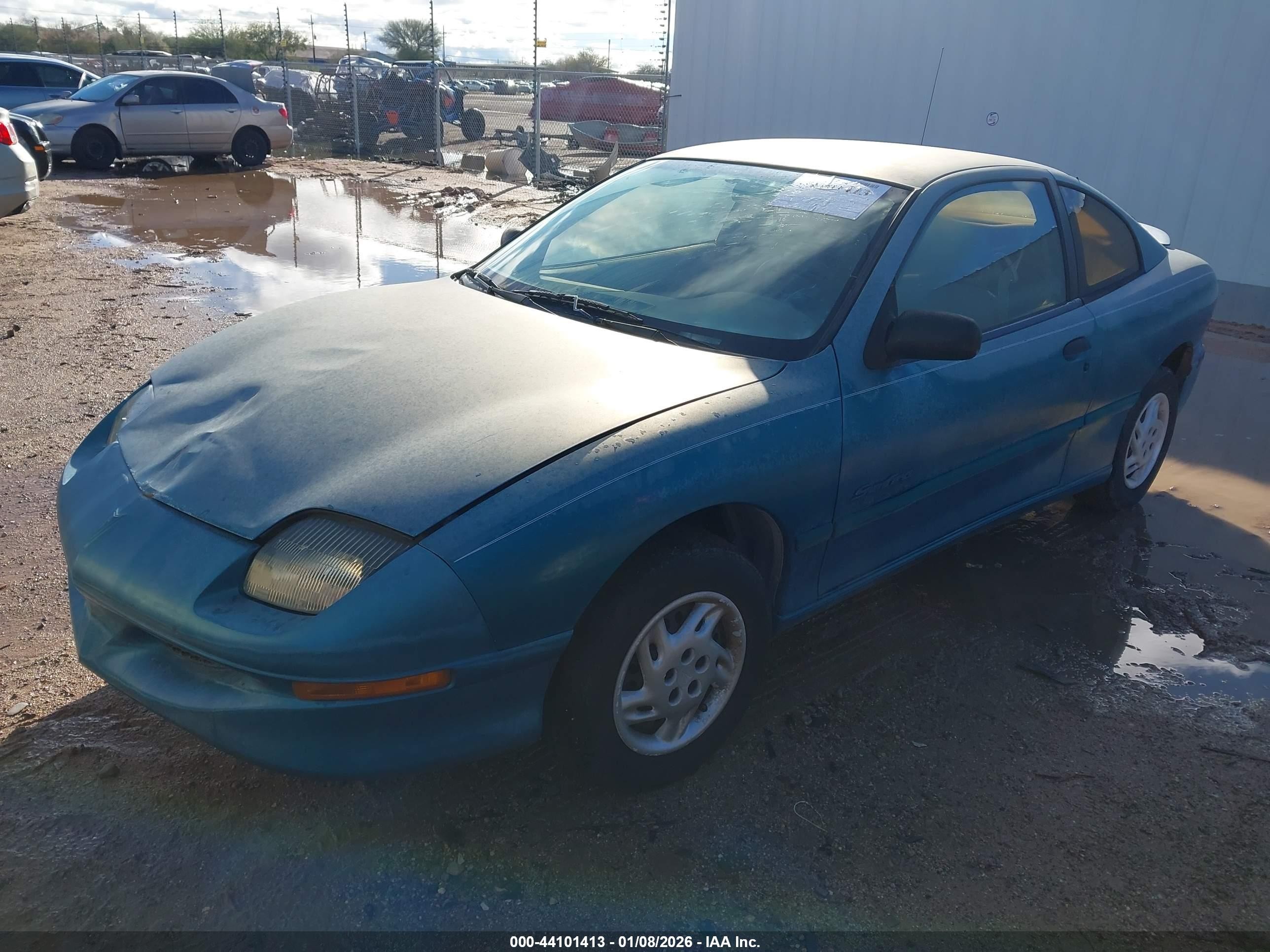 1997 Pontiac Sunfire Se Green vin: 1G2JB1249V7610955