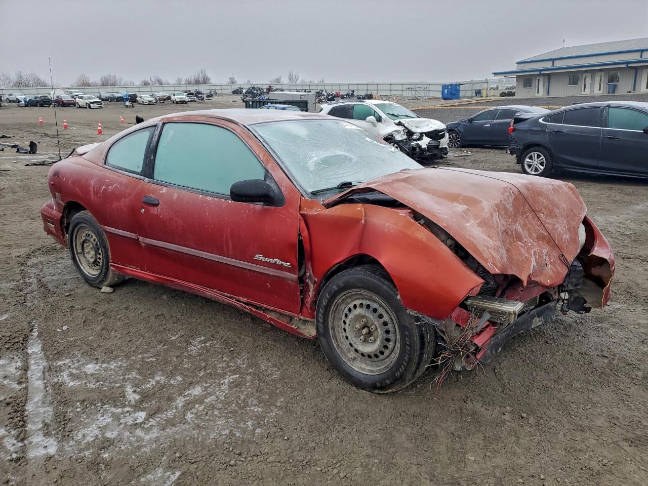 2001 Pontiac Sunfire Se Red vin: 1G2JB124X17286974