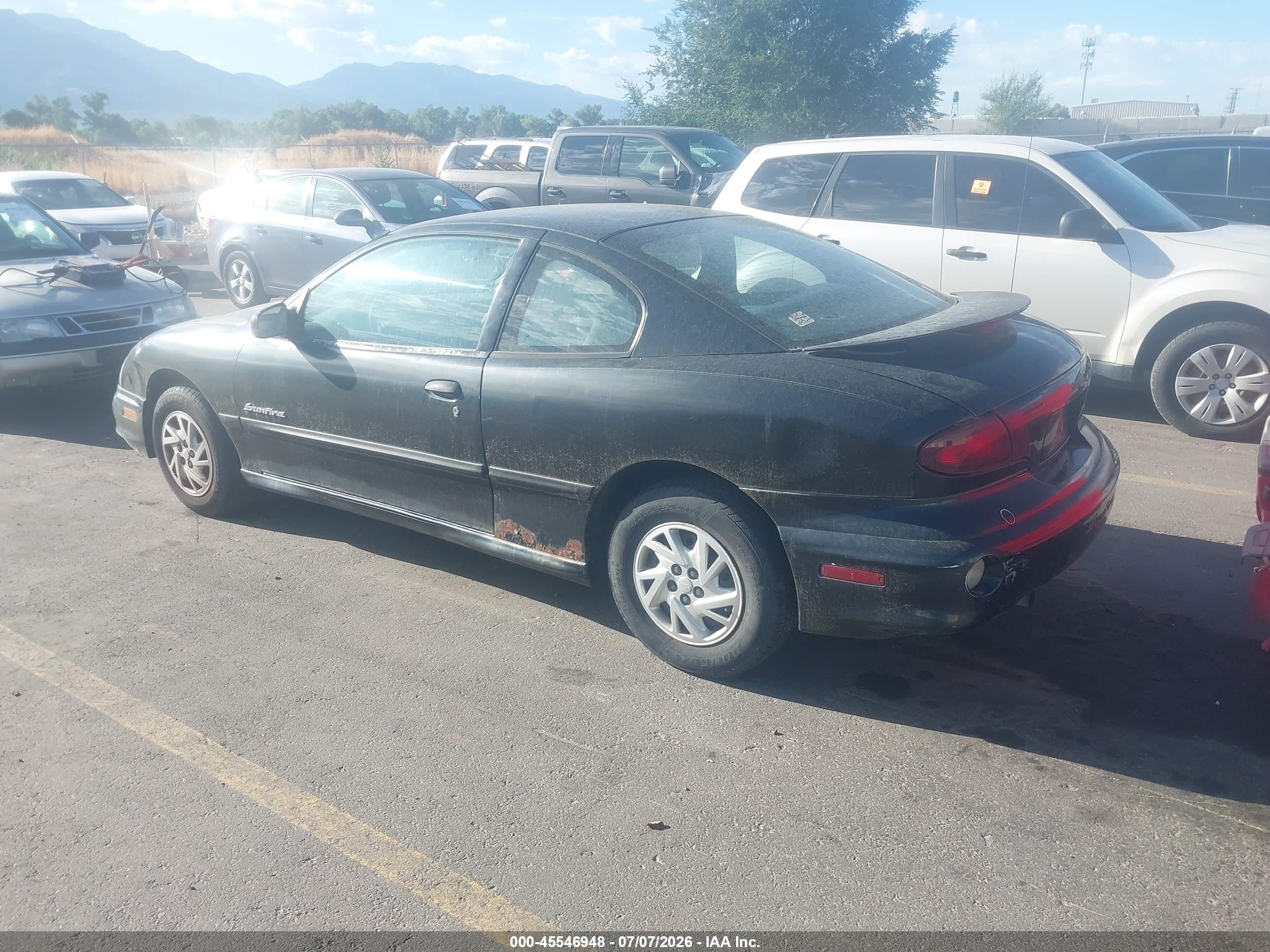 2000 Pontiac Sunfire Se Black vin: 1G2JB124XY7136938