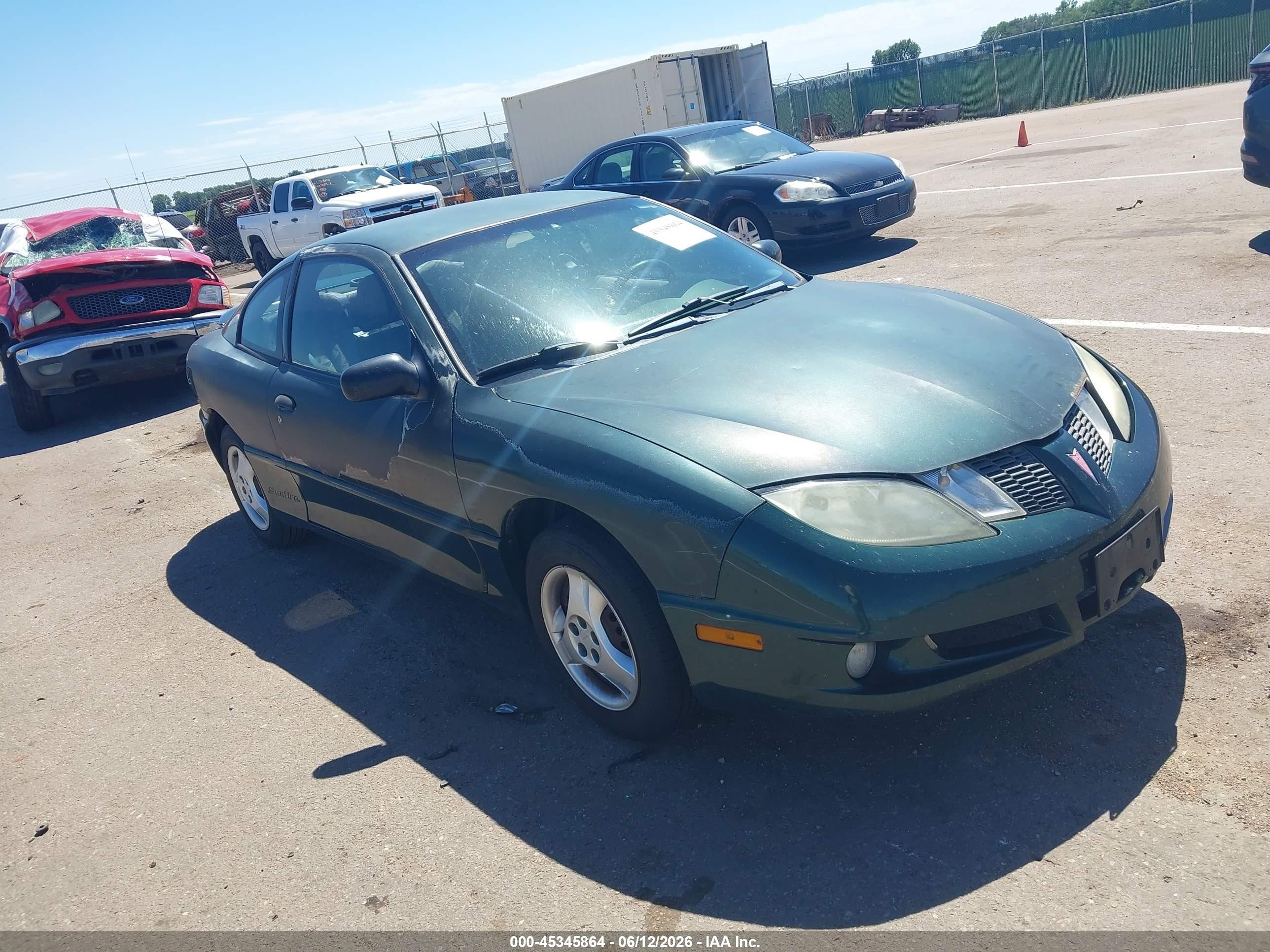 2003 Pontiac Sunfire   Green vin: 1G2JB12F037187908