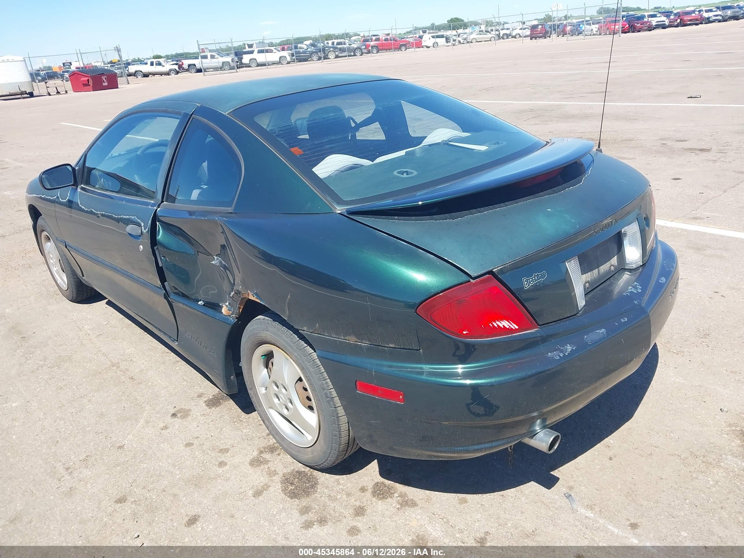 2003 Pontiac Sunfire   Green vin: 1G2JB12F037187908