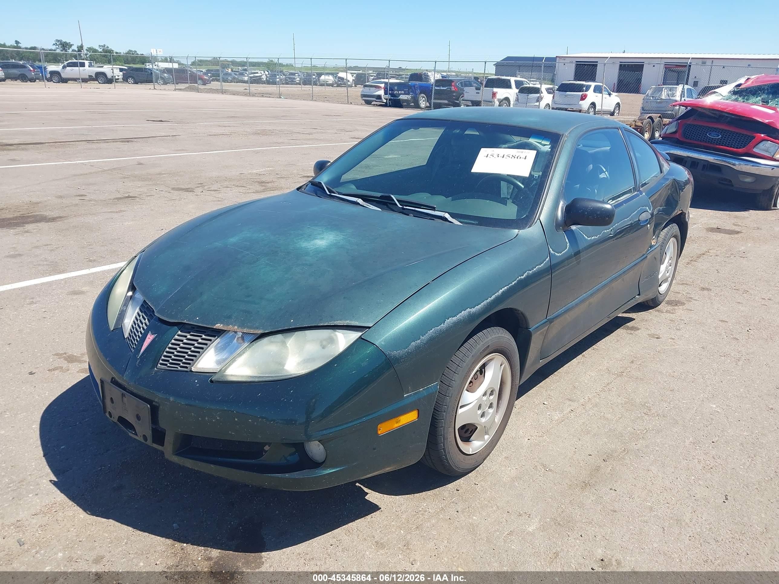 2003 Pontiac Sunfire   Green vin: 1G2JB12F037187908