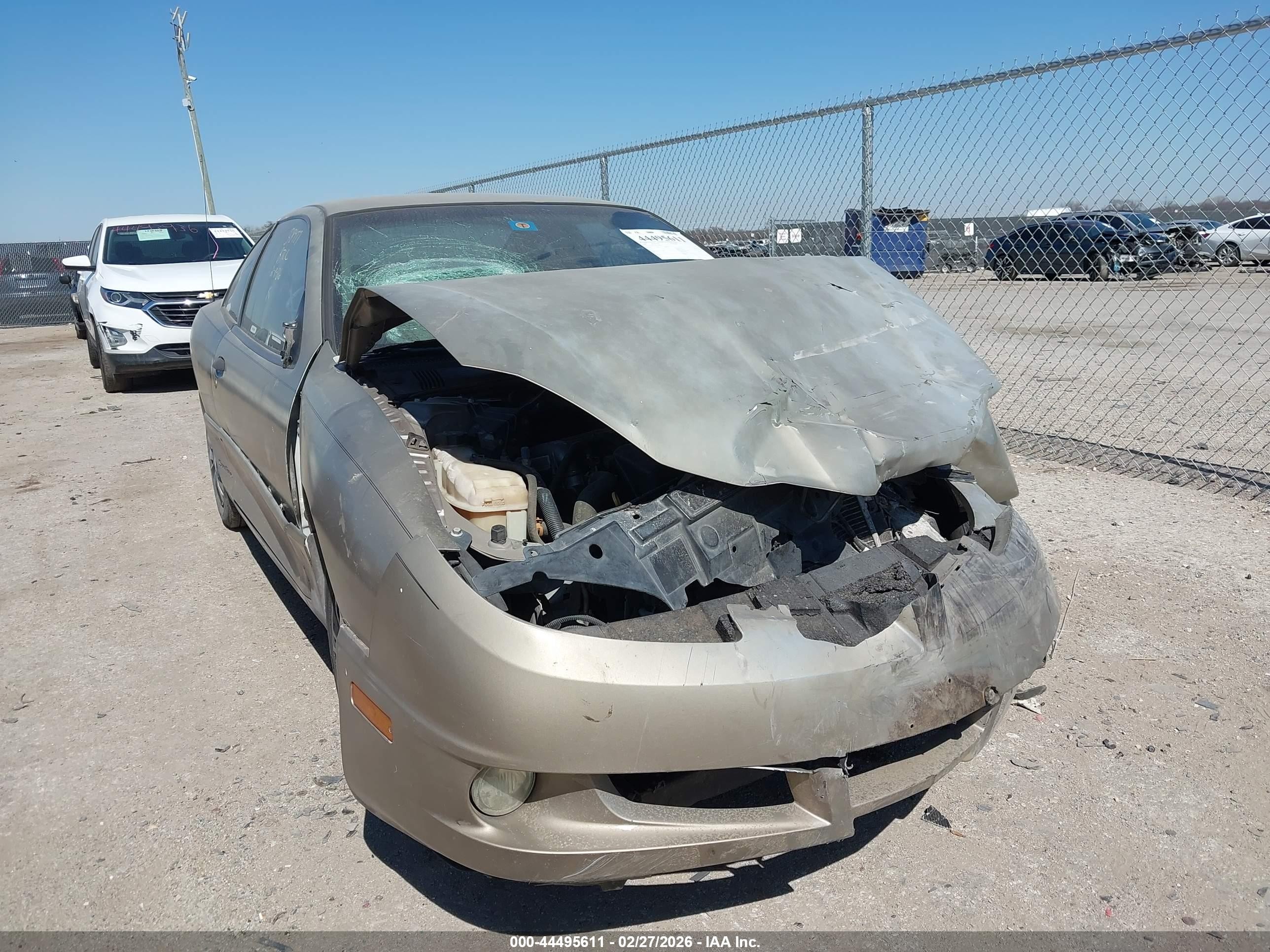 2003 Pontiac Sunfire   Tan vin: 1G2JB12F037362660