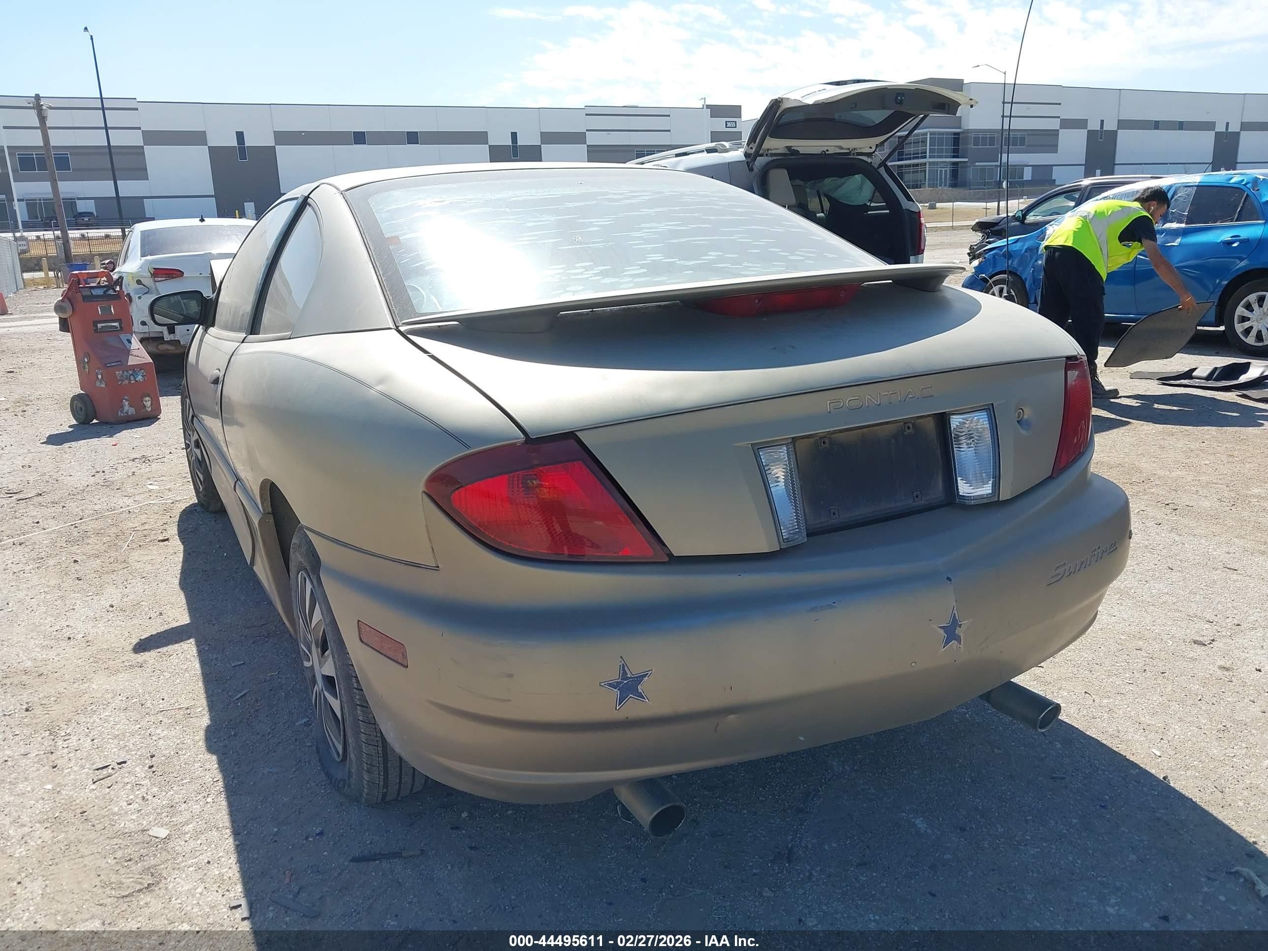 2003 Pontiac Sunfire   Tan vin: 1G2JB12F037362660