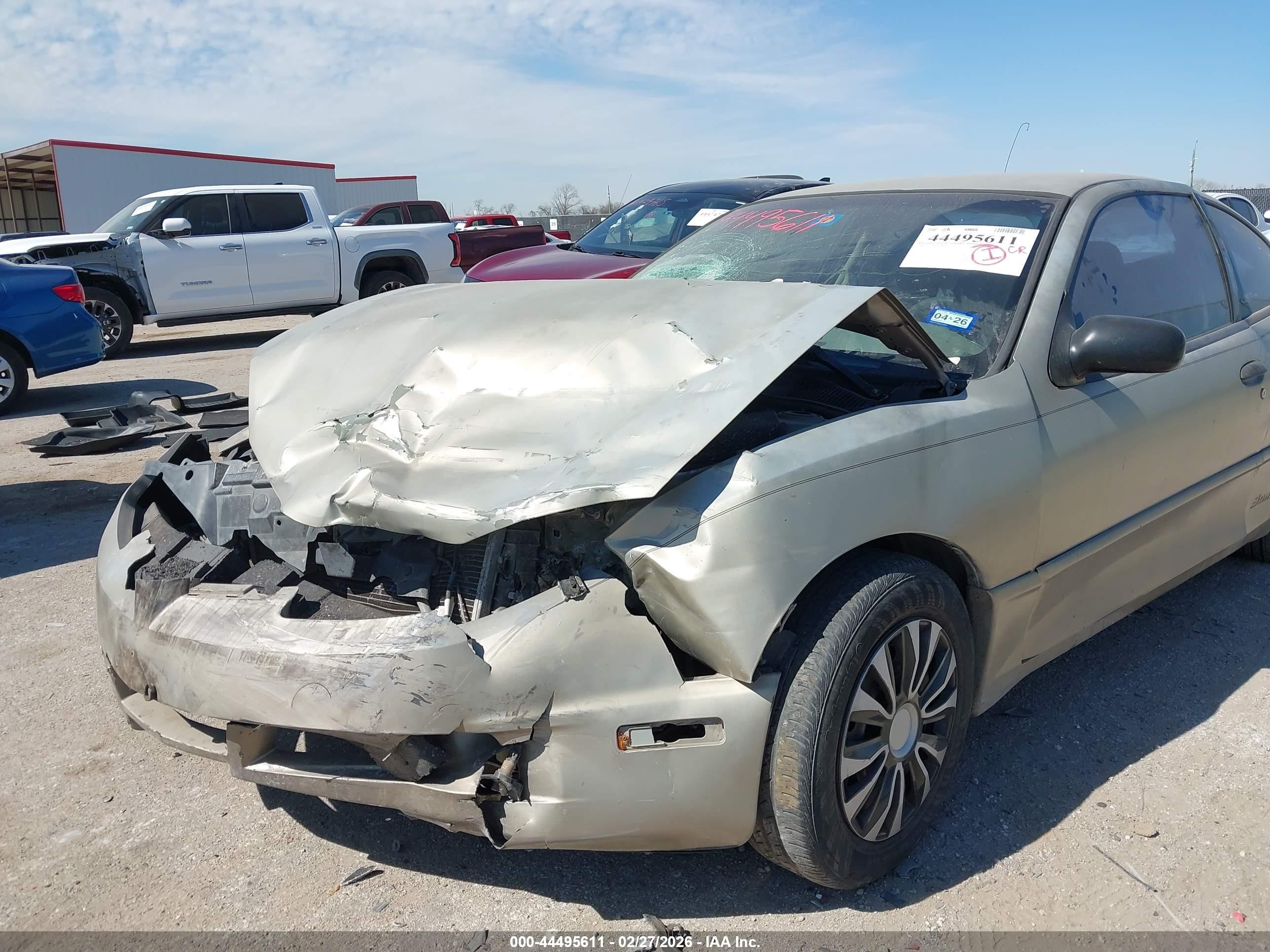 2003 Pontiac Sunfire   Tan vin: 1G2JB12F037362660