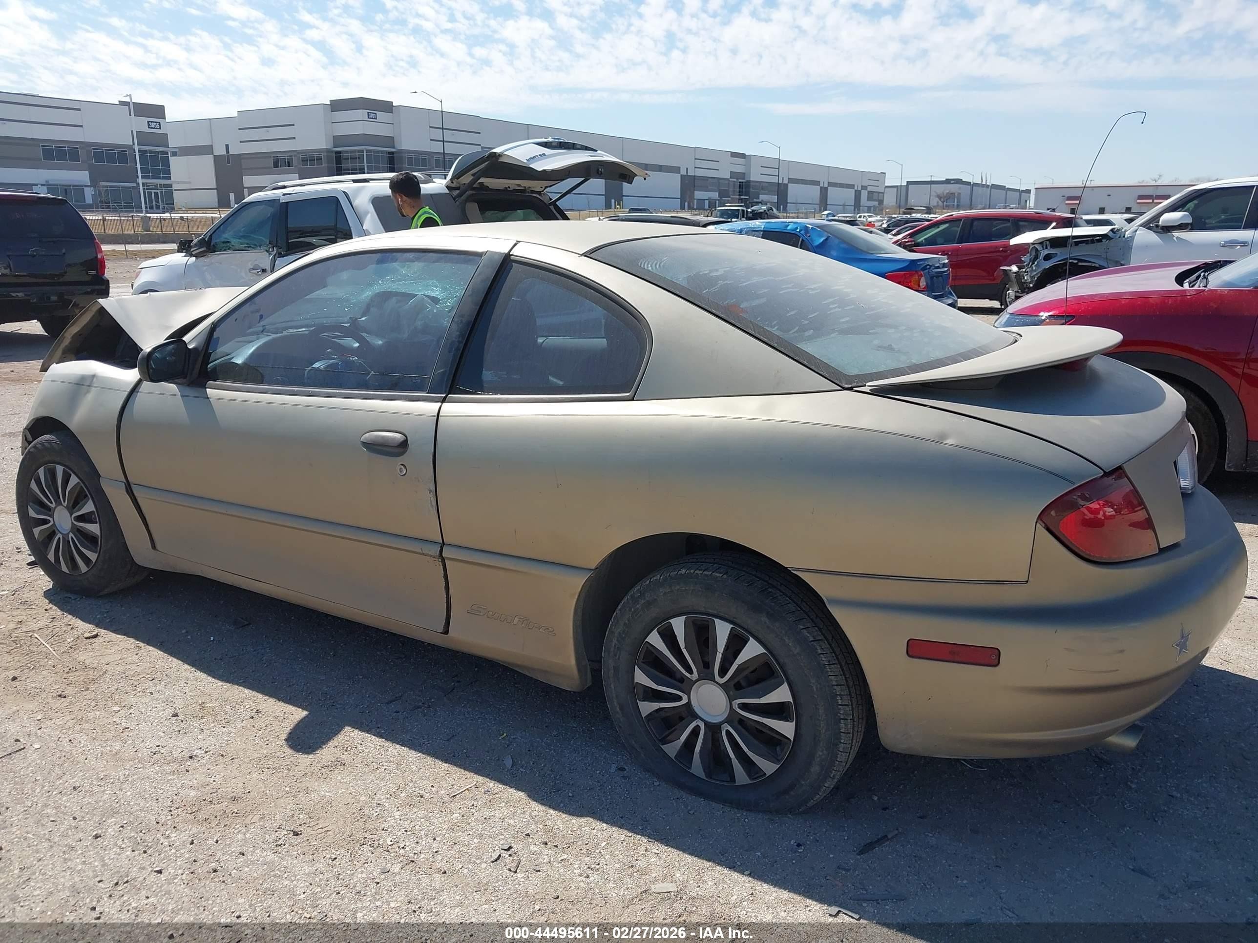 2003 Pontiac Sunfire   Tan vin: 1G2JB12F037362660
