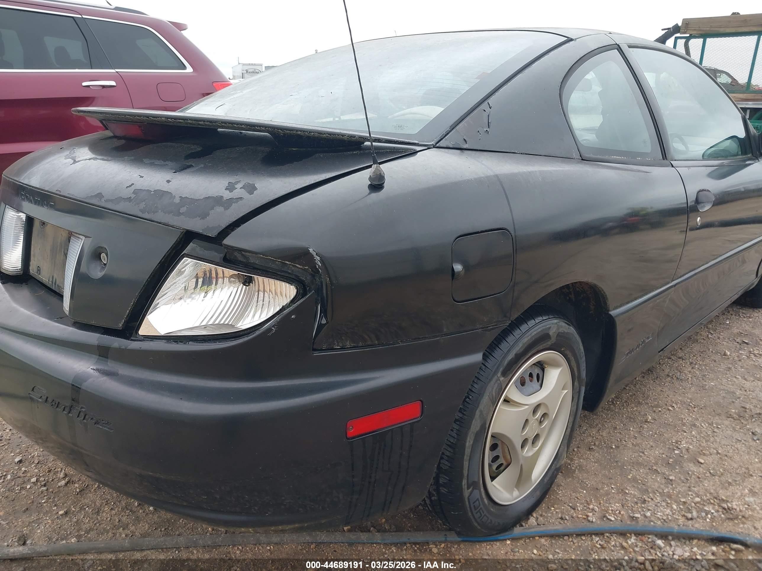 2004 Pontiac Sunfire   Black vin: 1G2JB12F047339042