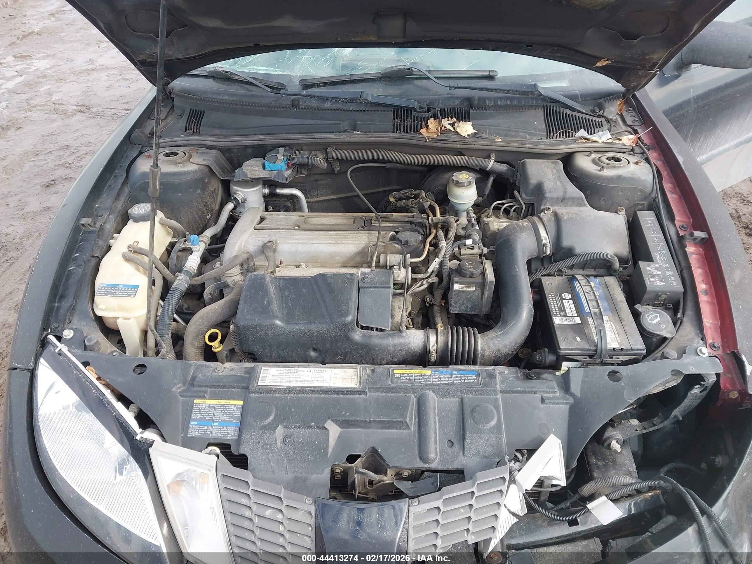 2004 Pontiac Sunfire   Black vin: 1G2JB12F147208041