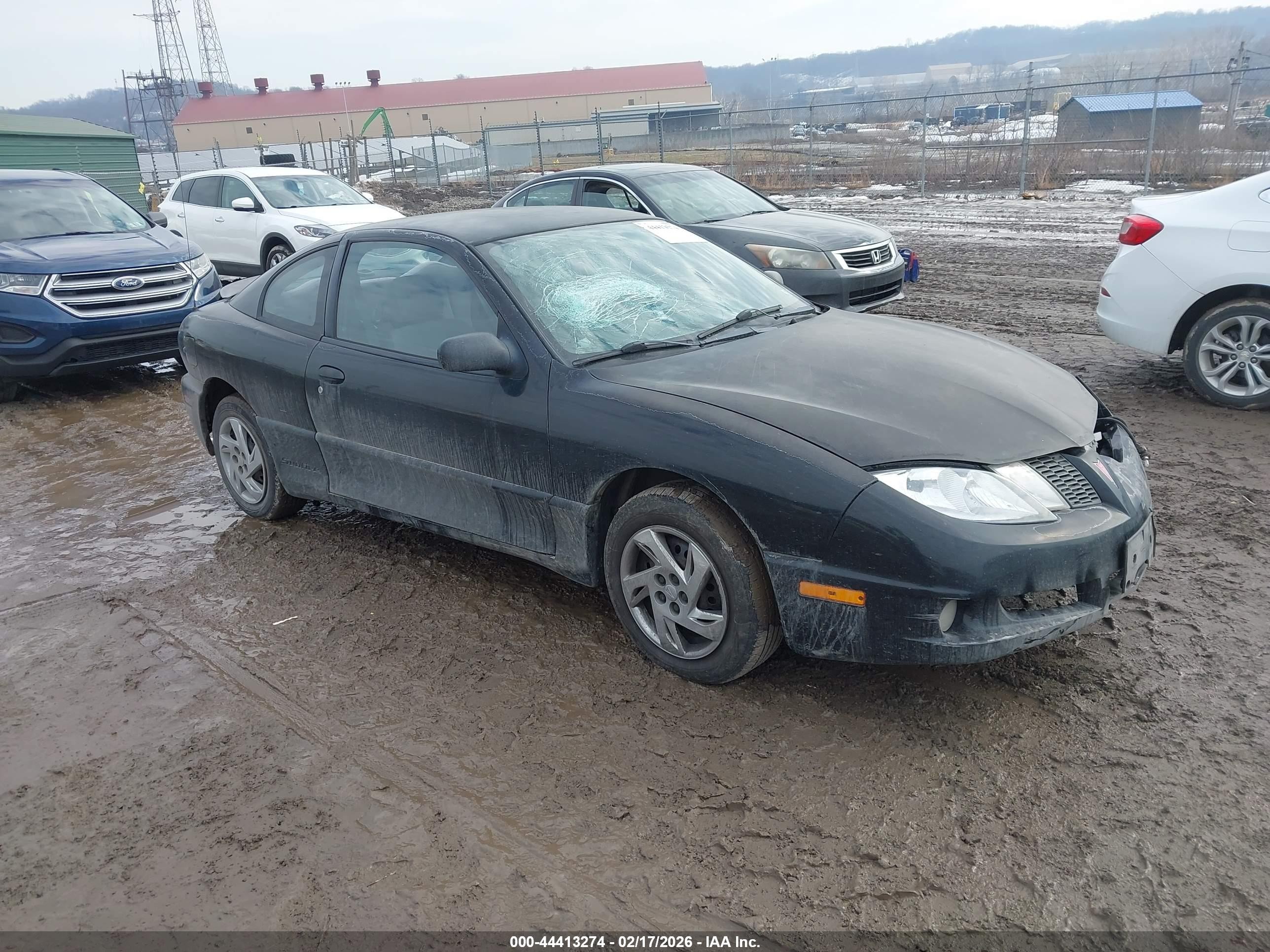 2004 Pontiac Sunfire   Черный vin: 1G2JB12F147208041