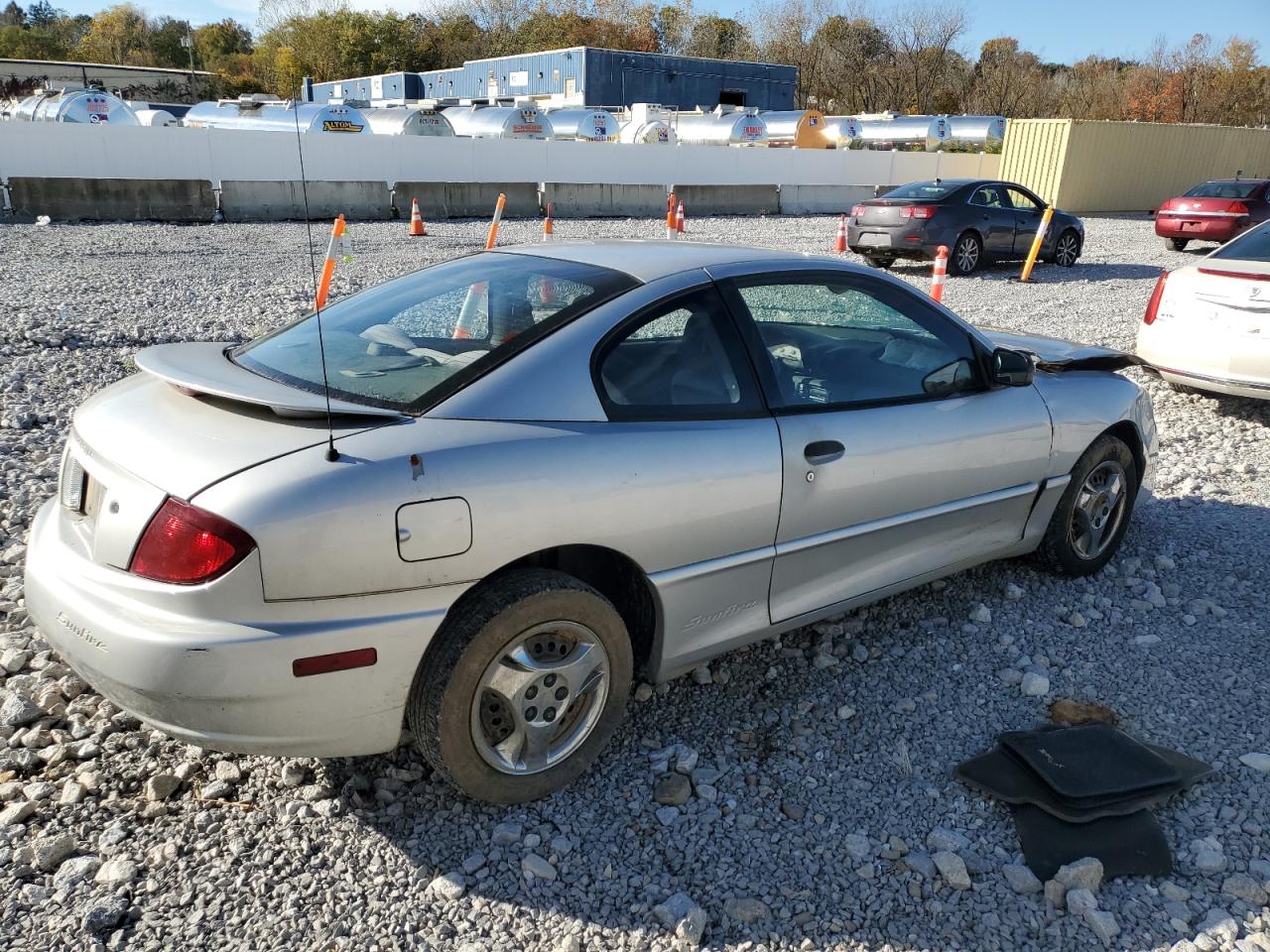 2004 Pontiac Sunfire Серебряный vin: 1G2JB12F147233215