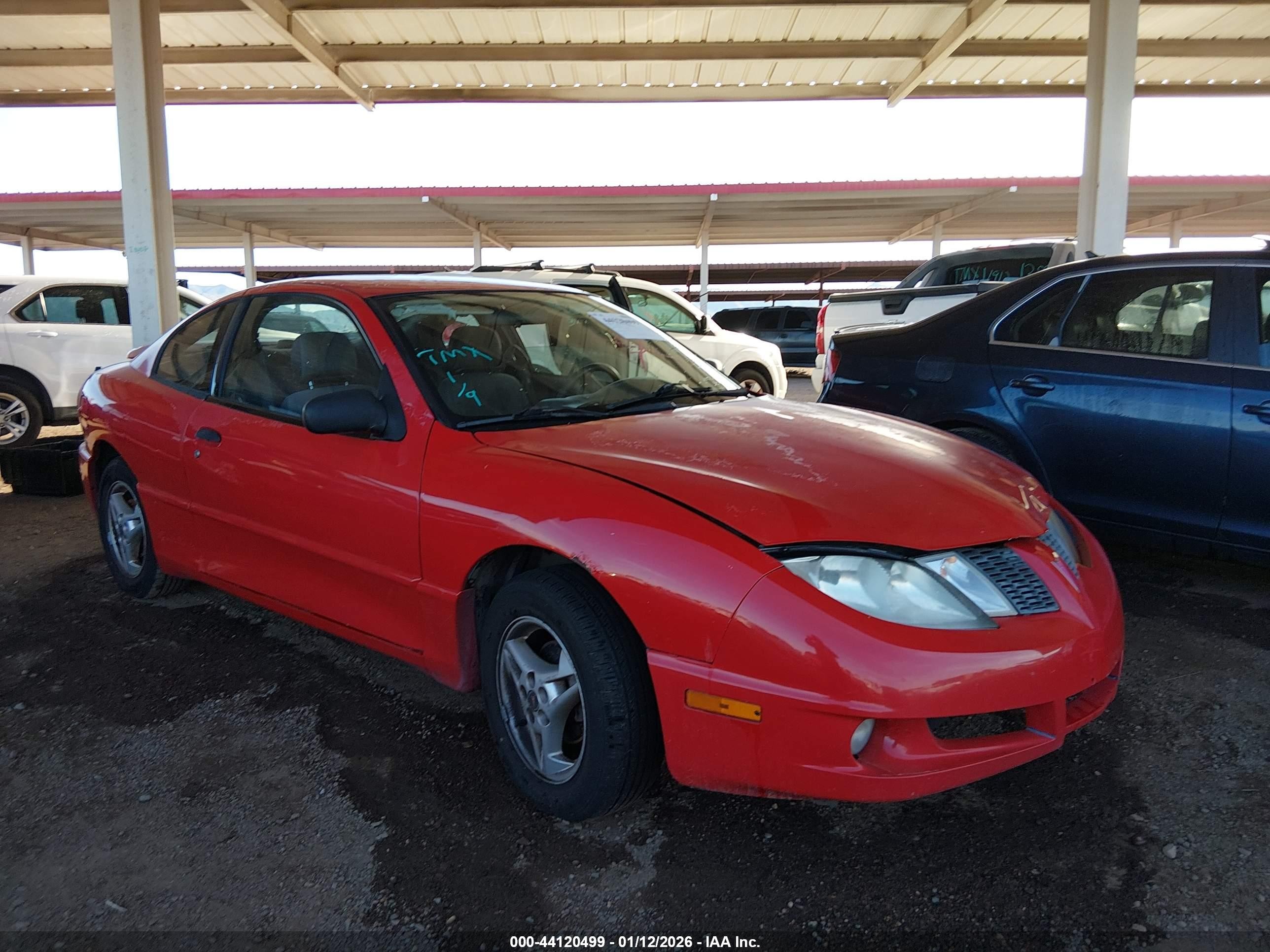 2004 Pontiac Sunfire   Red vin: 1G2JB12F147350860