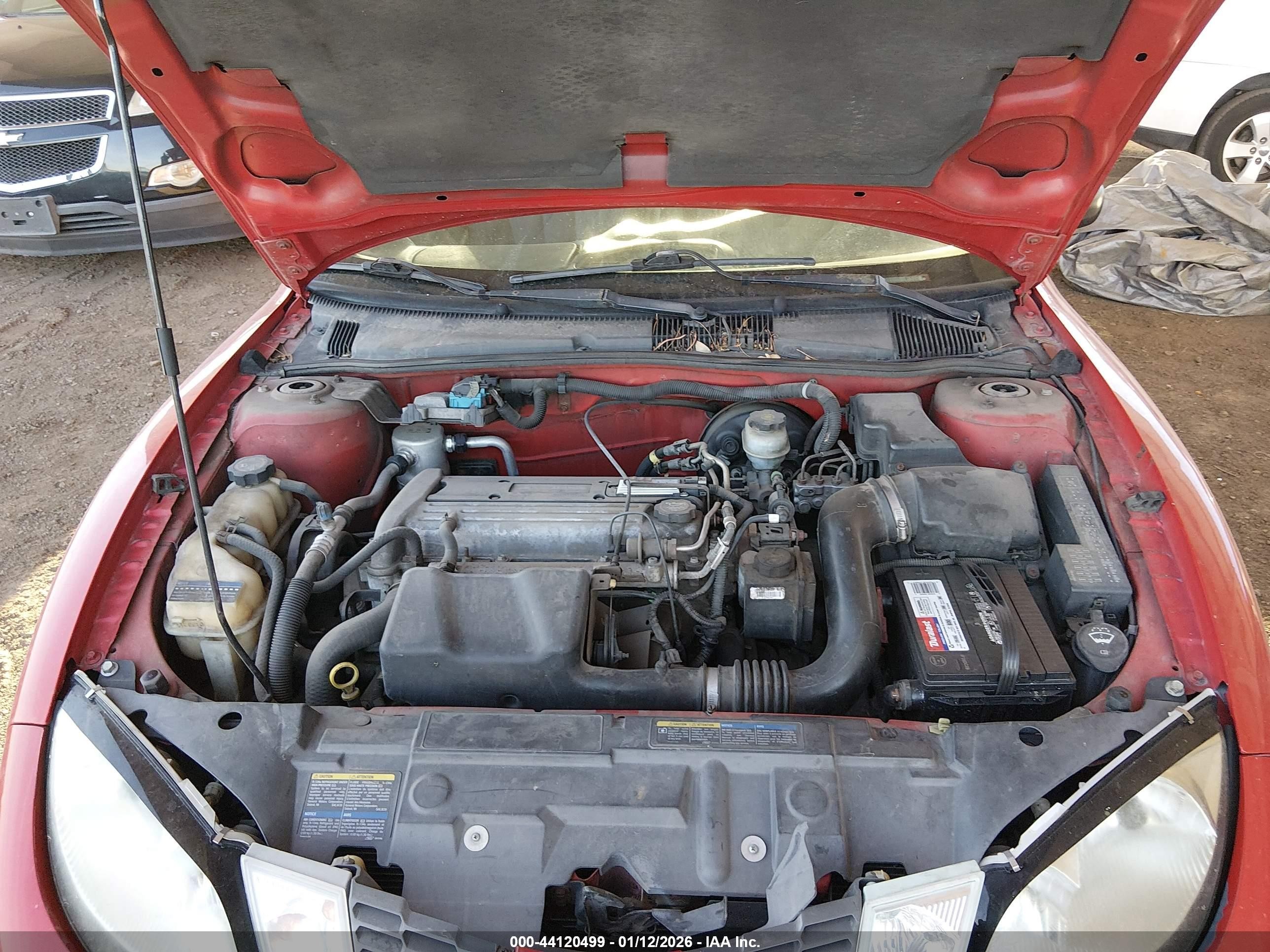 2004 Pontiac Sunfire   Красный vin: 1G2JB12F147350860