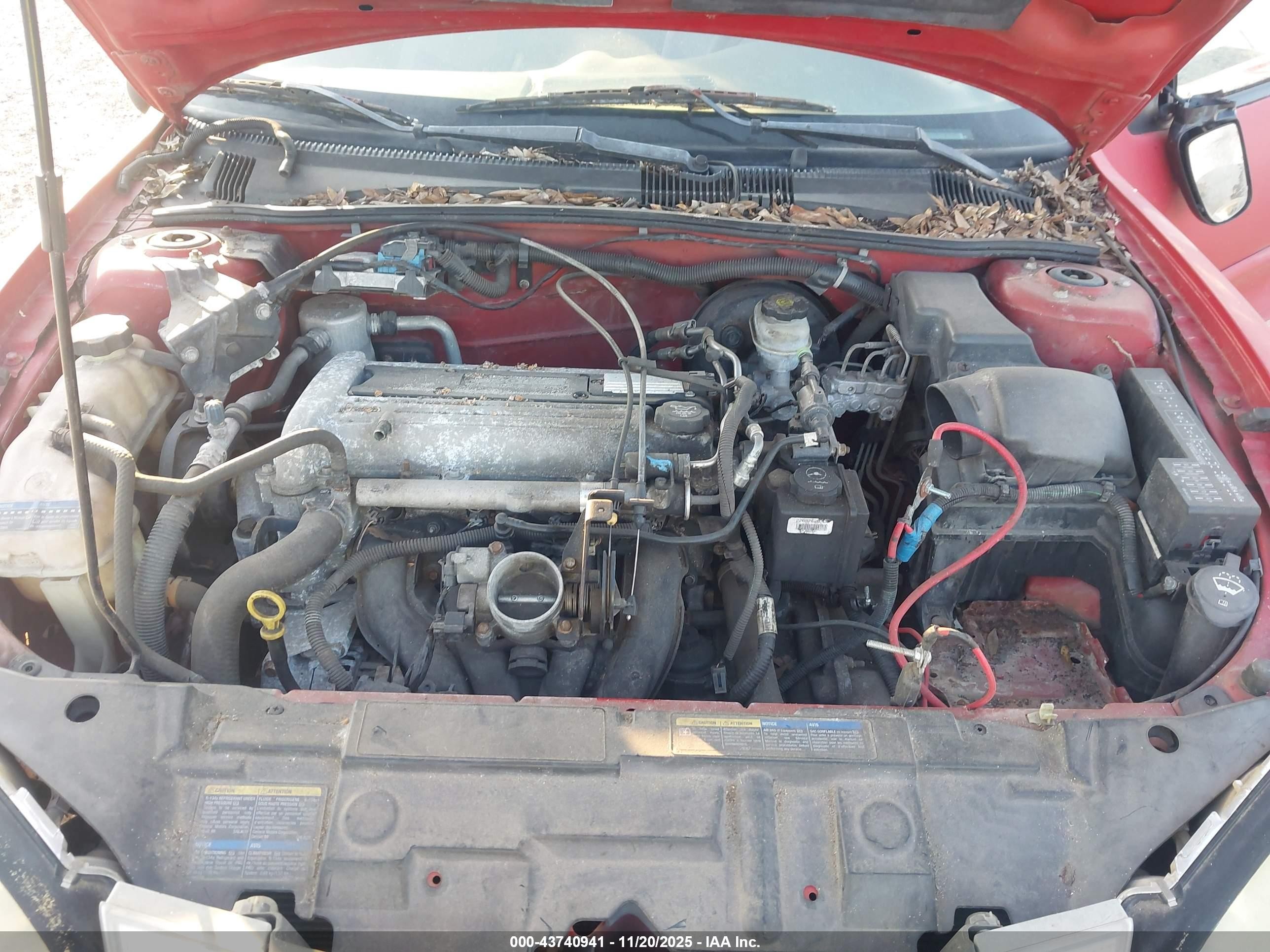 2004 Pontiac Sunfire   Red vin: 1G2JB12F147361776
