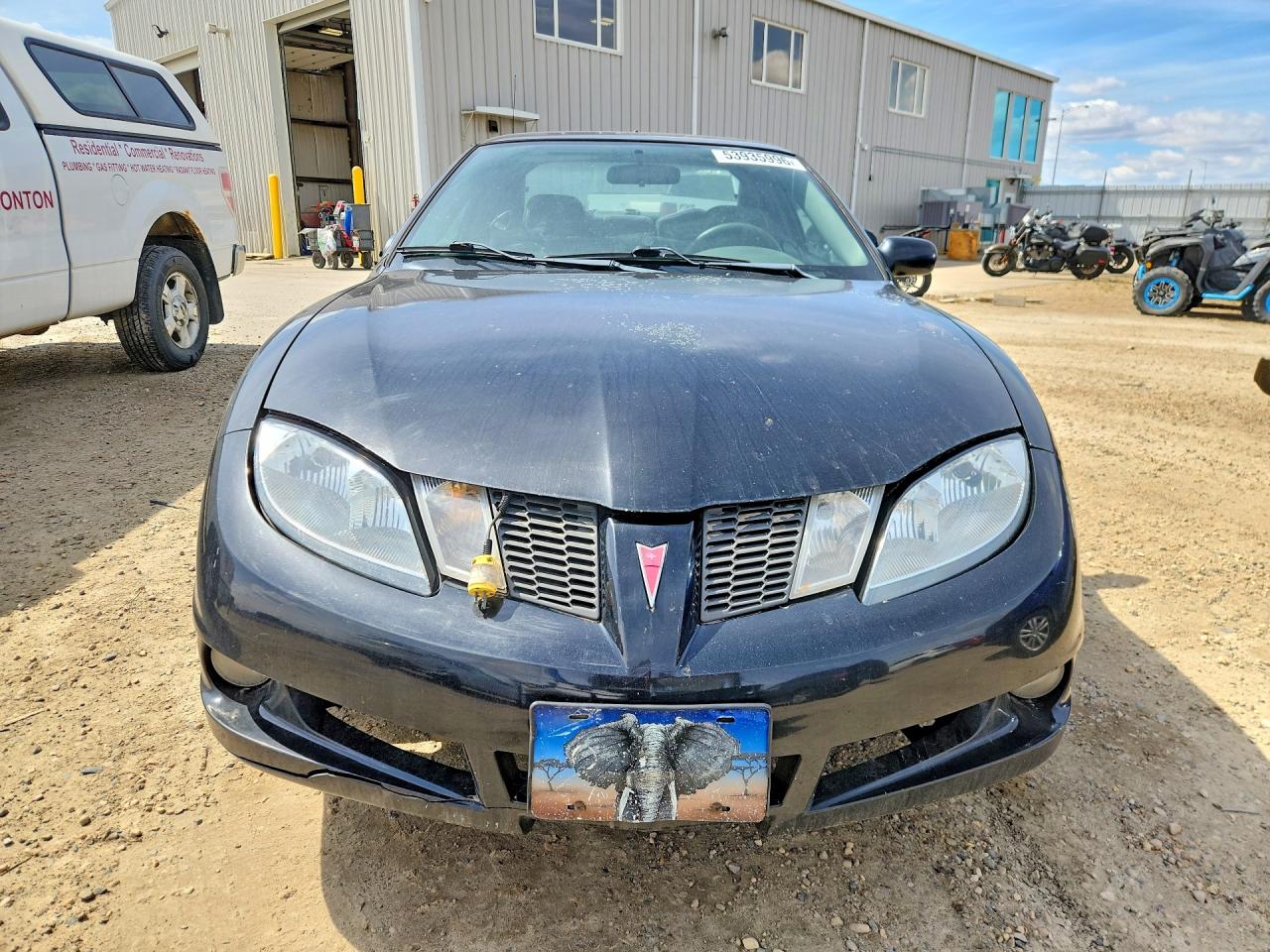 2003 Pontiac Sunfire Black vin: 1G2JB12F237212744