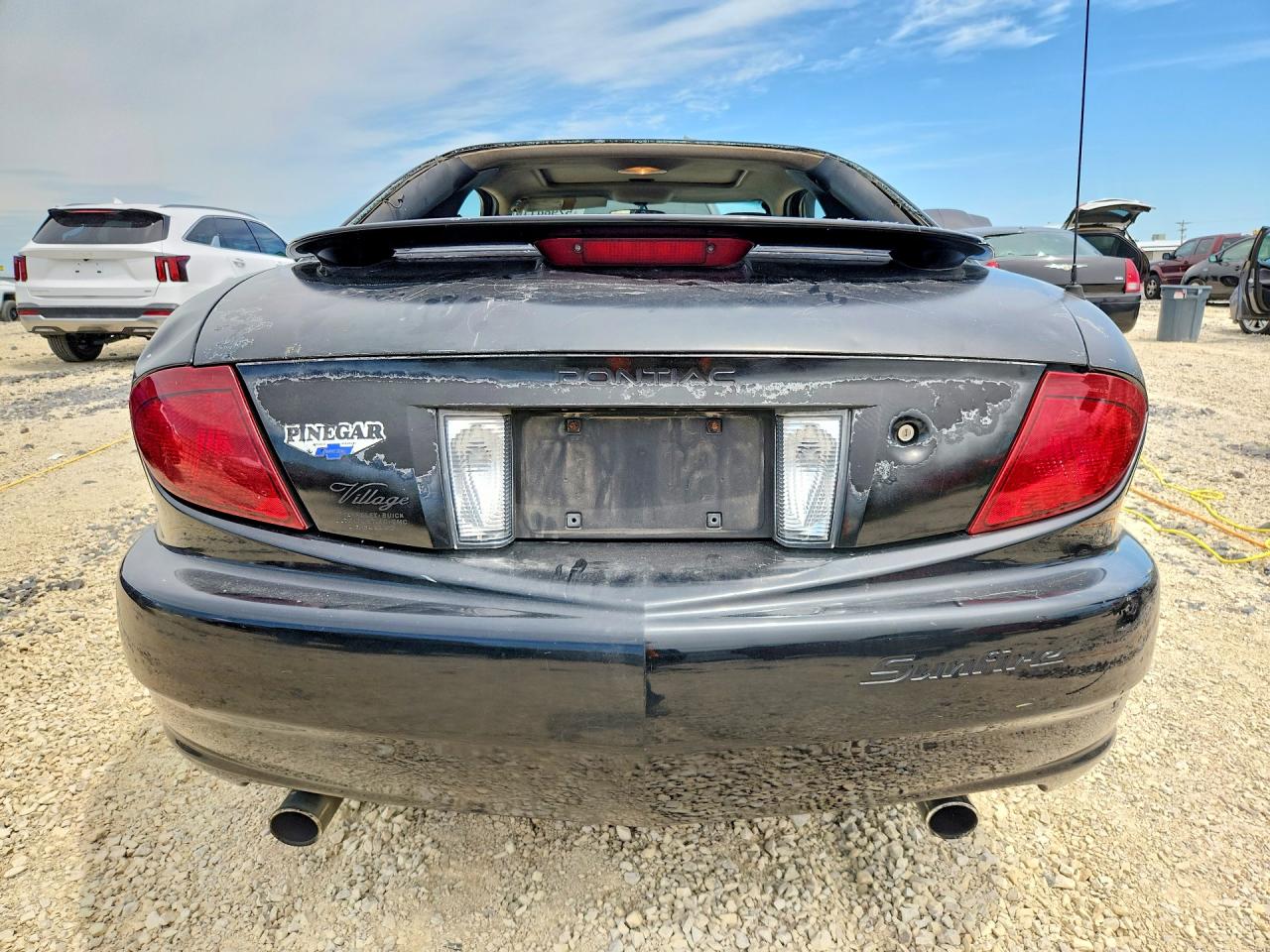 2003 Pontiac Sunfire Черный vin: 1G2JB12F237237854