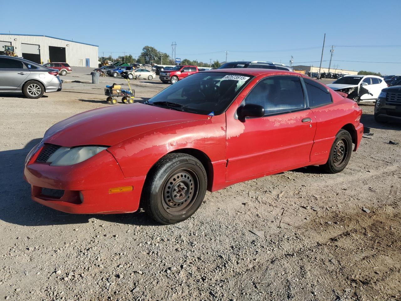 2003 Pontiac Sunfire Red vin: 1G2JB12F237372817