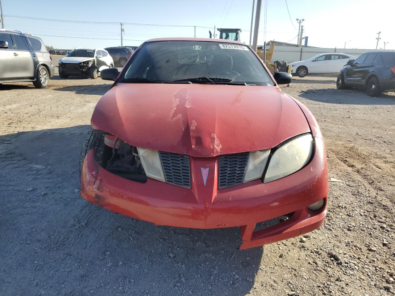 2003 Pontiac Sunfire Red vin: 1G2JB12F237372817