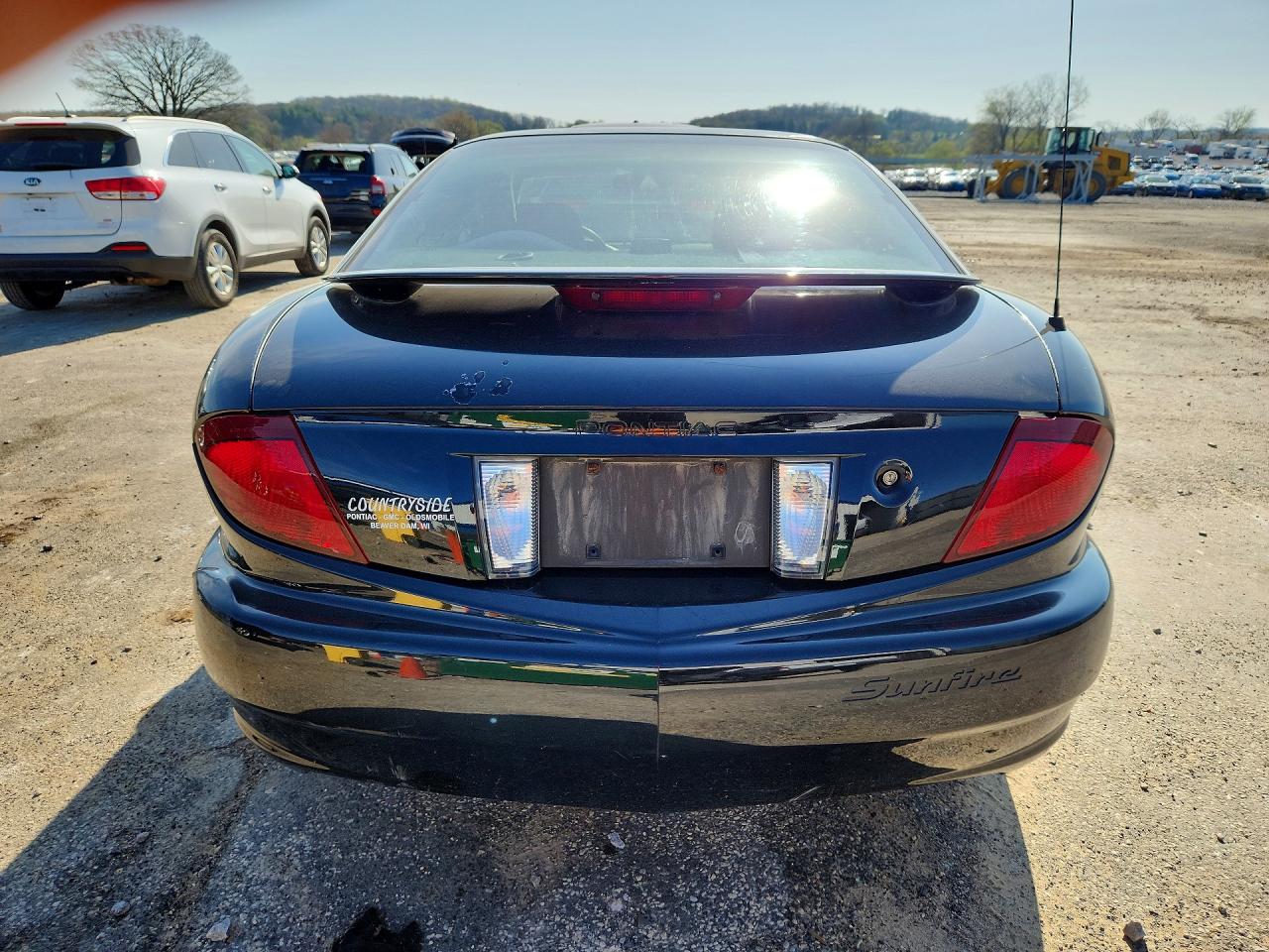 2004 Pontiac Sunfire Black vin: 1G2JB12F247234678