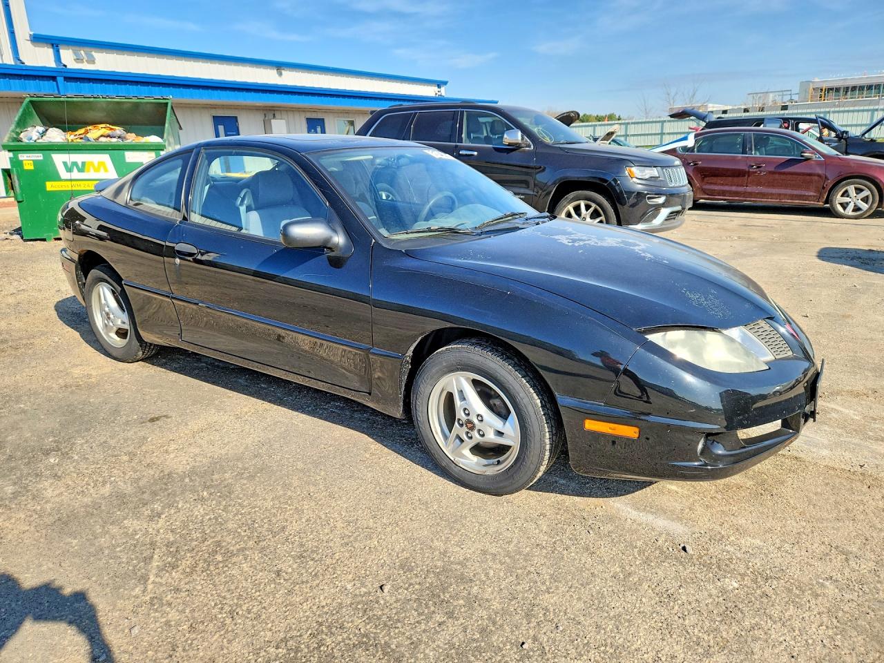 2004 Pontiac Sunfire Black vin: 1G2JB12F247234678