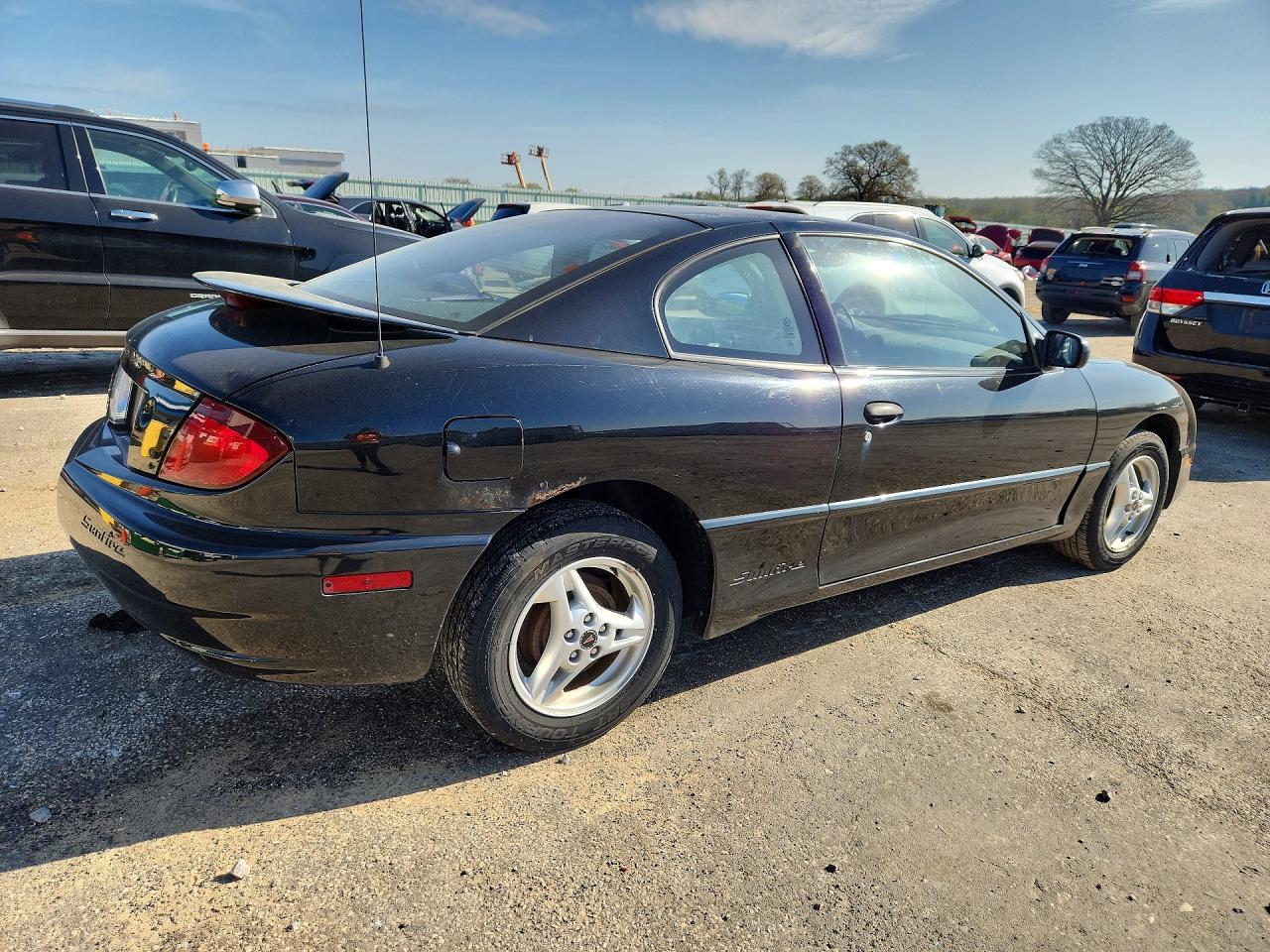 2004 Pontiac Sunfire Black vin: 1G2JB12F247234678