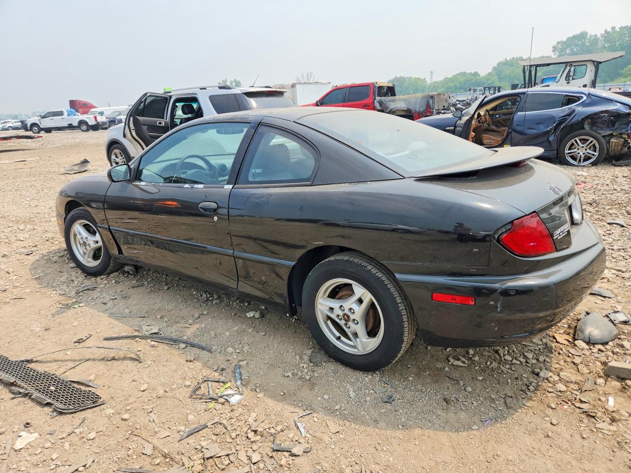 2004 Pontiac Sunfire Black vin: 1G2JB12F247234678